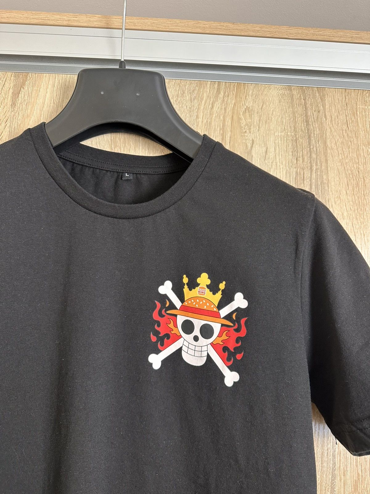 One Piece 🔥 One Piece x Burger King Flame Grilling T Shirt Anime Japan Size US M / EU 48-50 / 2 - 4 Thumbnail