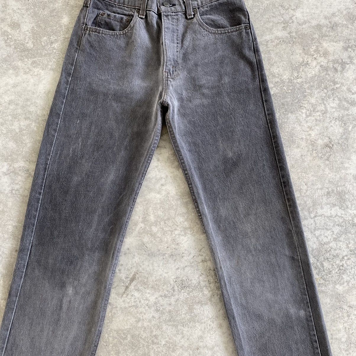 Levi's Size 30x33 Vintage Late 80’s Levis 505 Faded Ash Grey Jeans Size US 30 / EU 46 - 3 Thumbnail