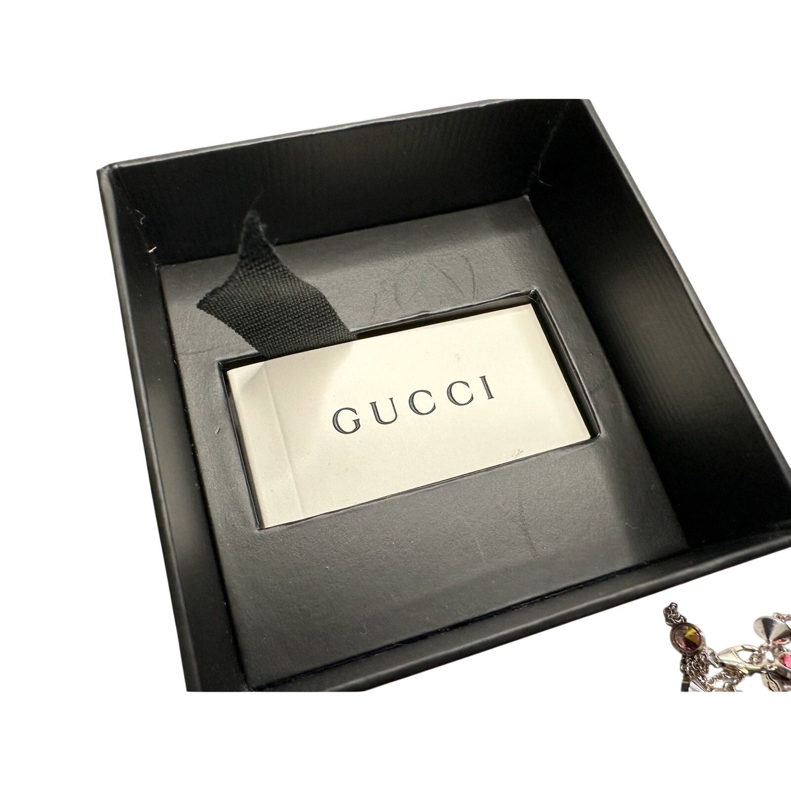 Gucci Gucci 'Blind for Love' Engraved Heart Bracelet w box Size ONE SIZE - 14 Thumbnail