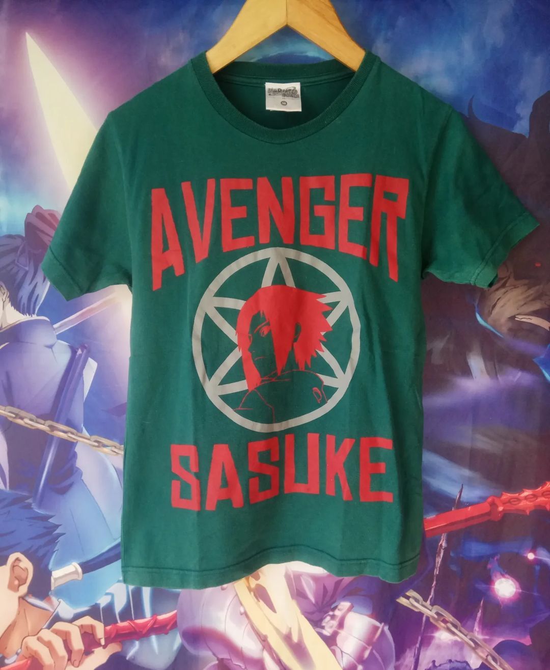 Anime × Japanese Brand Naruto Shippuden Sasuke Avenger Official Anime Tees Size US S / EU 44-46 / 1 - 1 Thumbnail