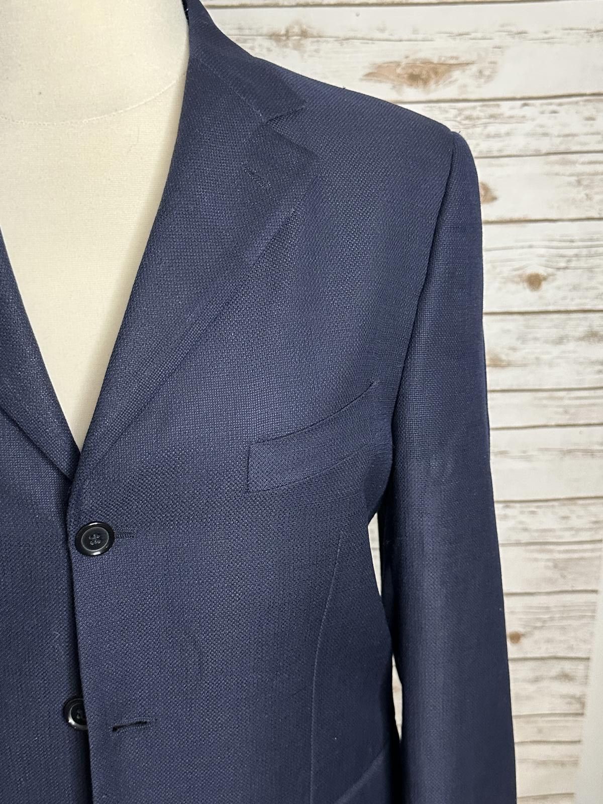Other Classic navy Italian wool single-breasted blazer/sportscoat Size 52R - 10 Thumbnail