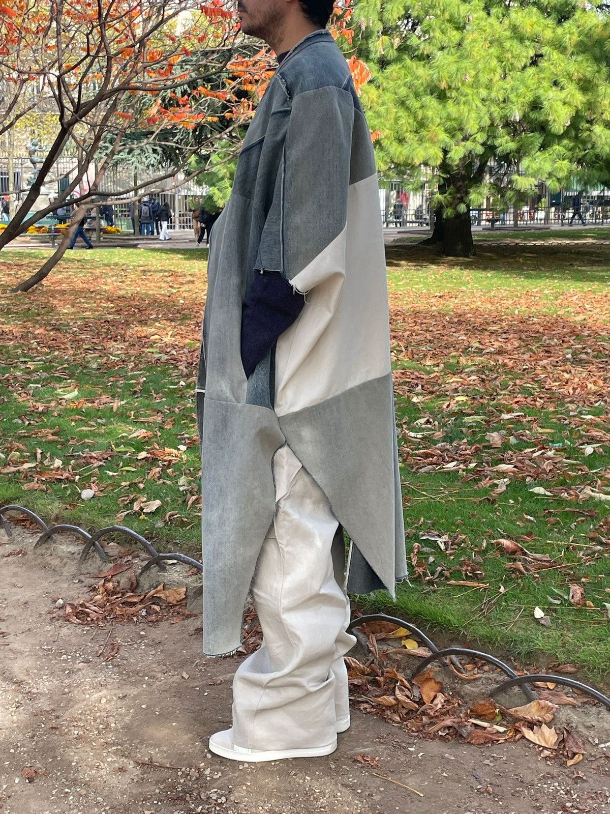 Rick Owens SS22 Fogachine Denim Cloack Size US M / EU 48-50 / 2 - 9 Thumbnail
