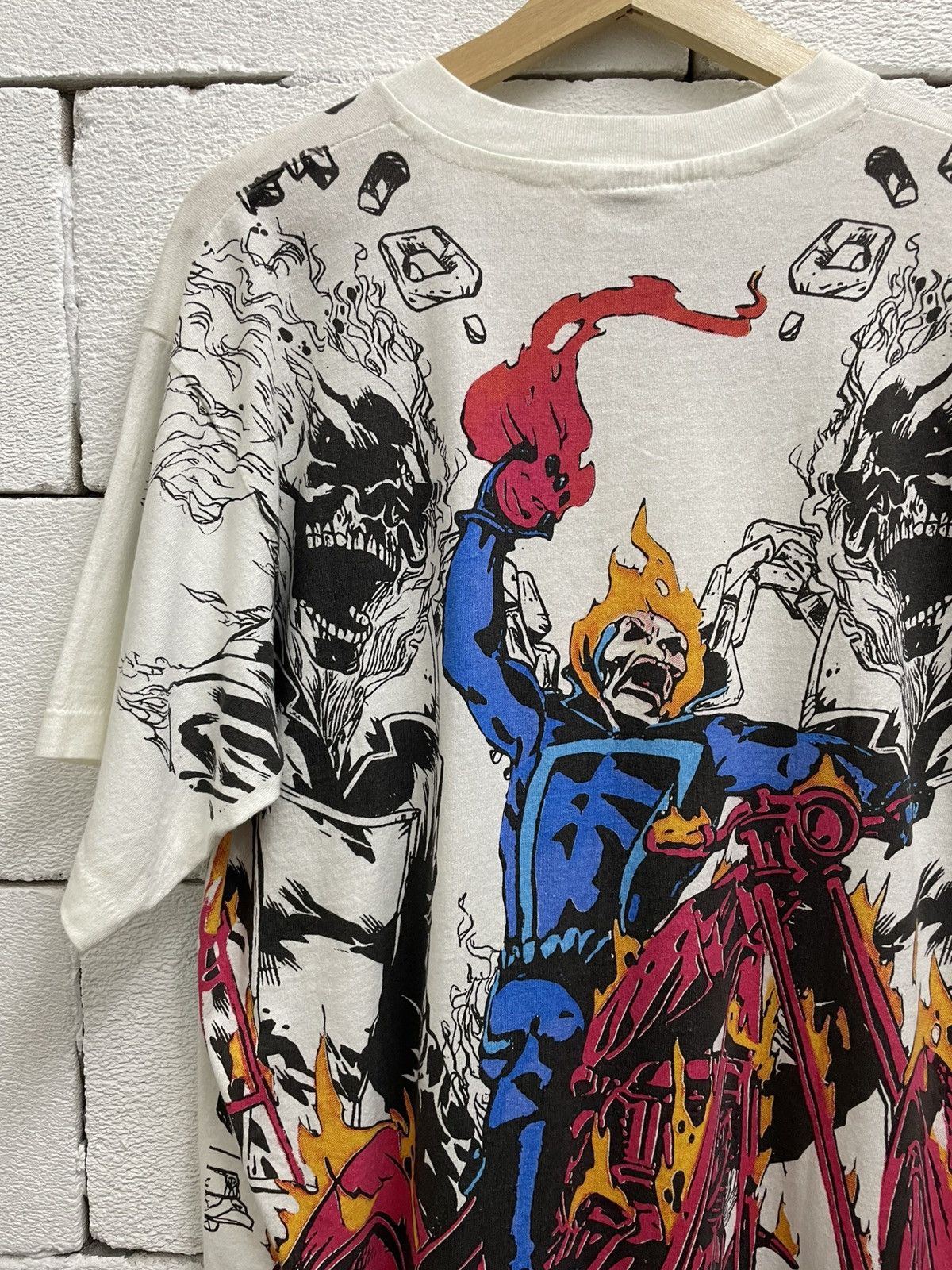 Marvel Comics Custom Overprint Ghost Rider Tee Size US L / EU 52-54 / 3 - 9 Thumbnail