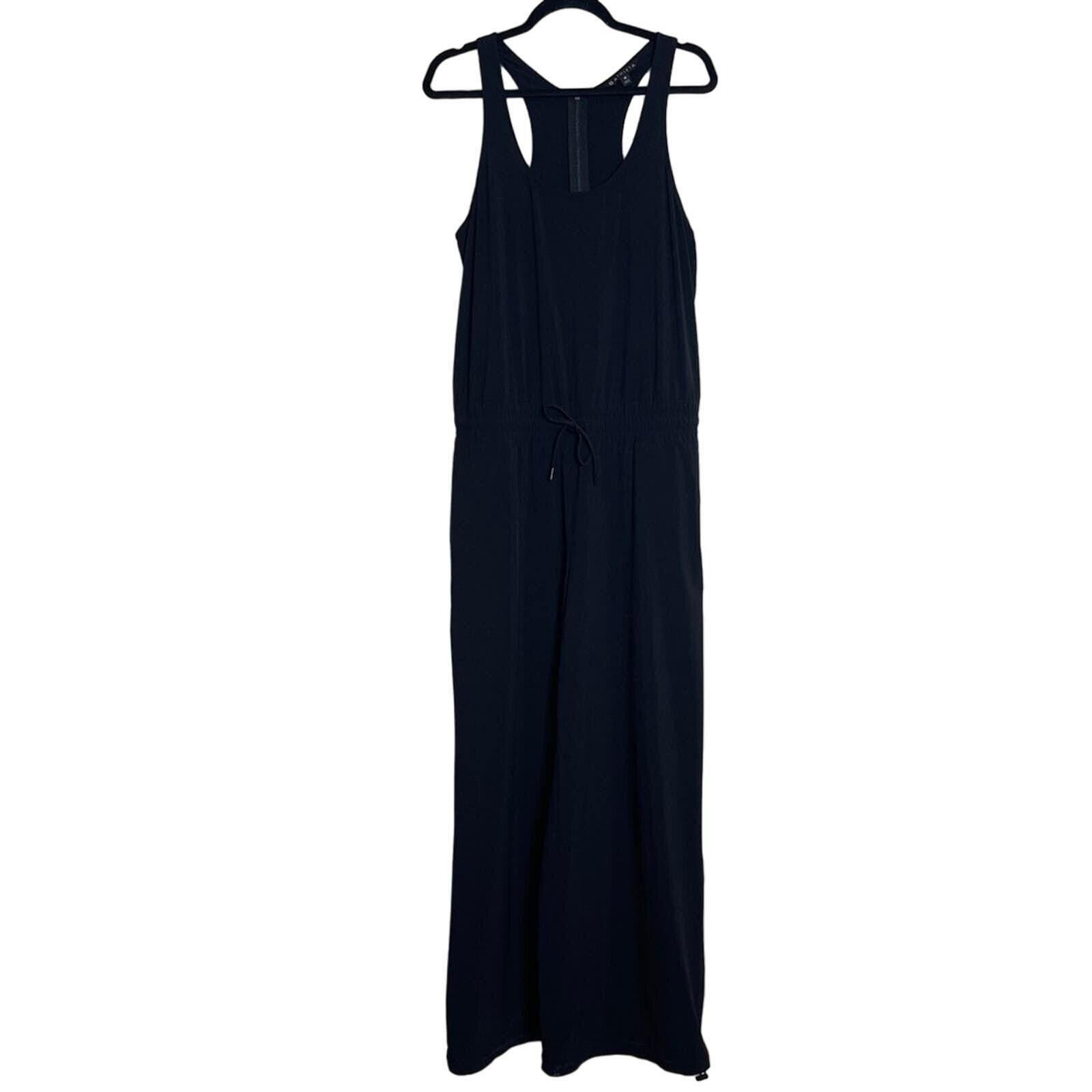 Athleta Athleta Savannah Wide Leg Jumpsuit Black Size 10 Size 32" / US 10 / IT 46 - 4 Thumbnail