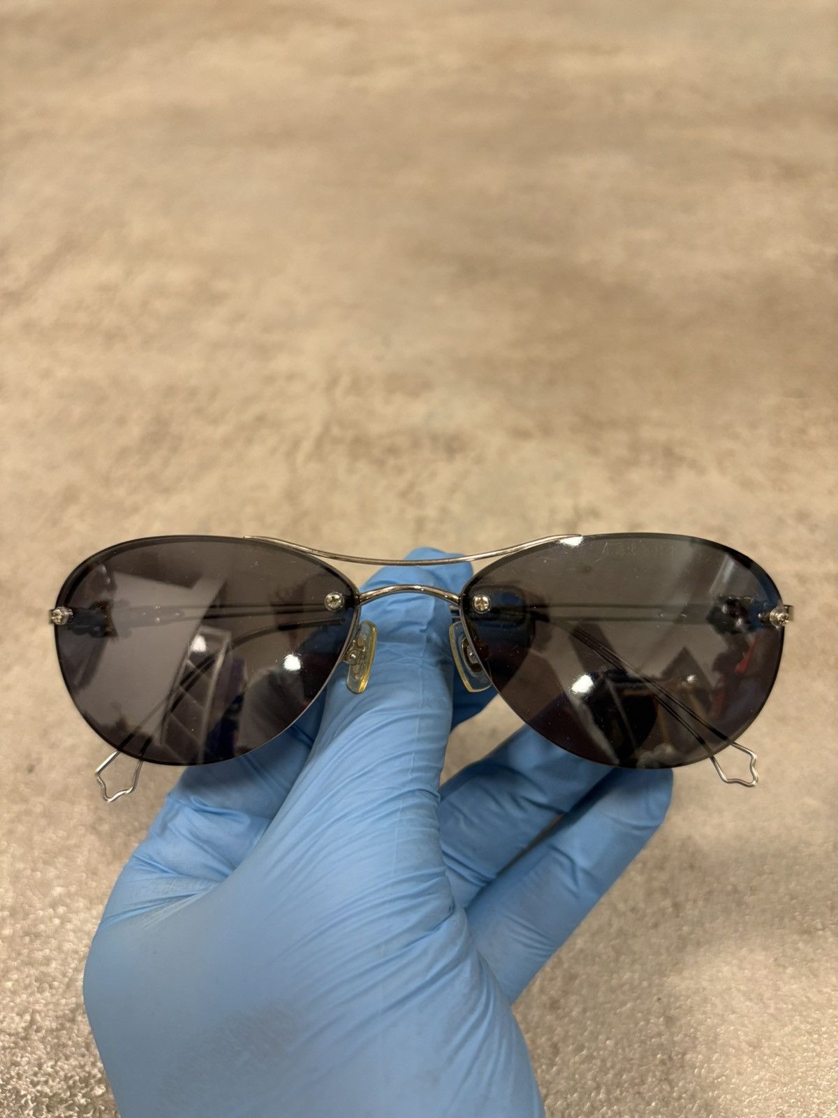 Chrome Hearts Chrome Hearts Drag pipe IV 2002 Sunglasses Size ONE SIZE - 4 Thumbnail