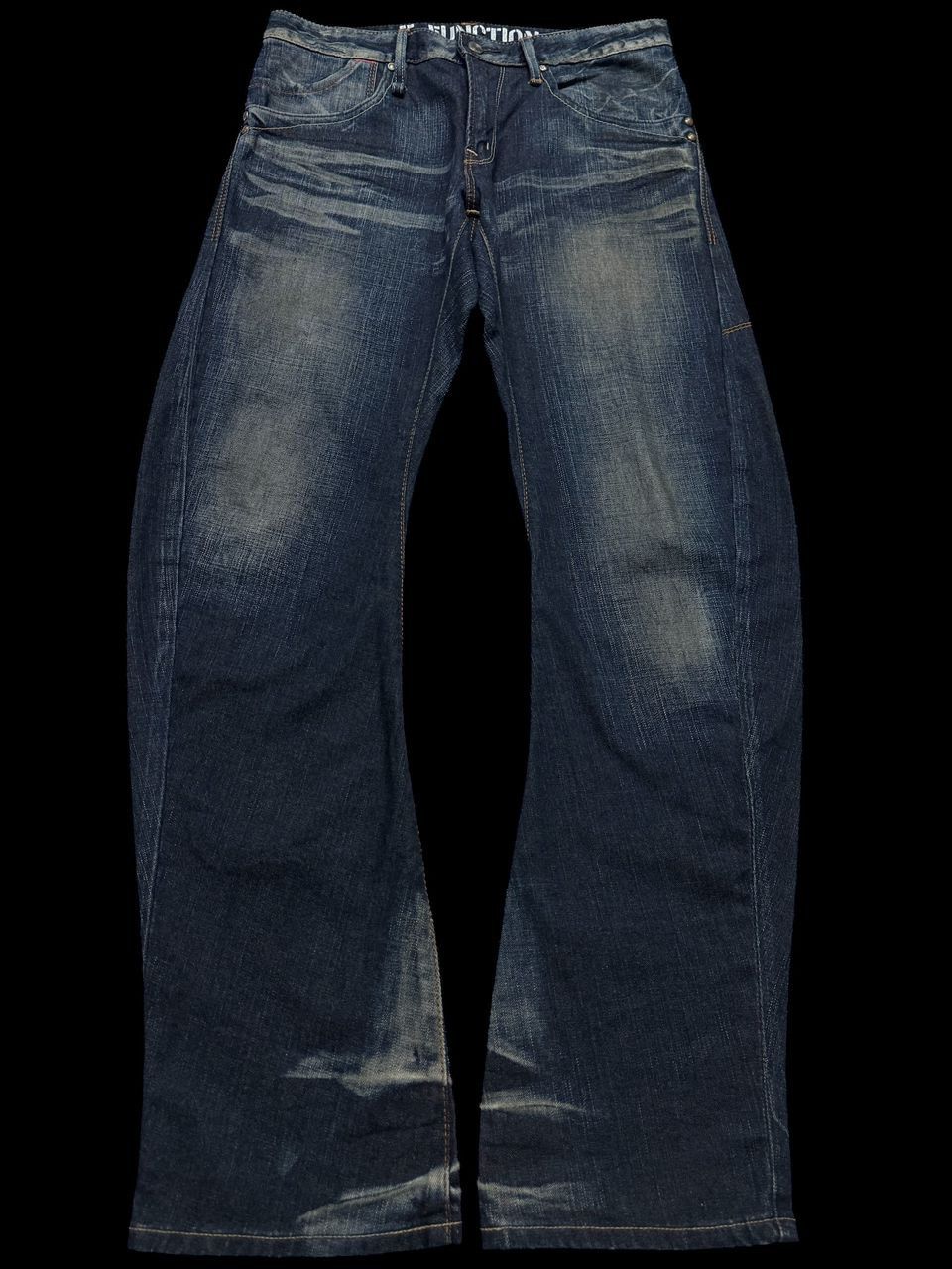 Edwin 💥VINTAGE Y2K E-FUNCTION EDWIN WHISKER MUDWASH DARK JEANS Size US 32 / EU 48 - 1 Thumbnail