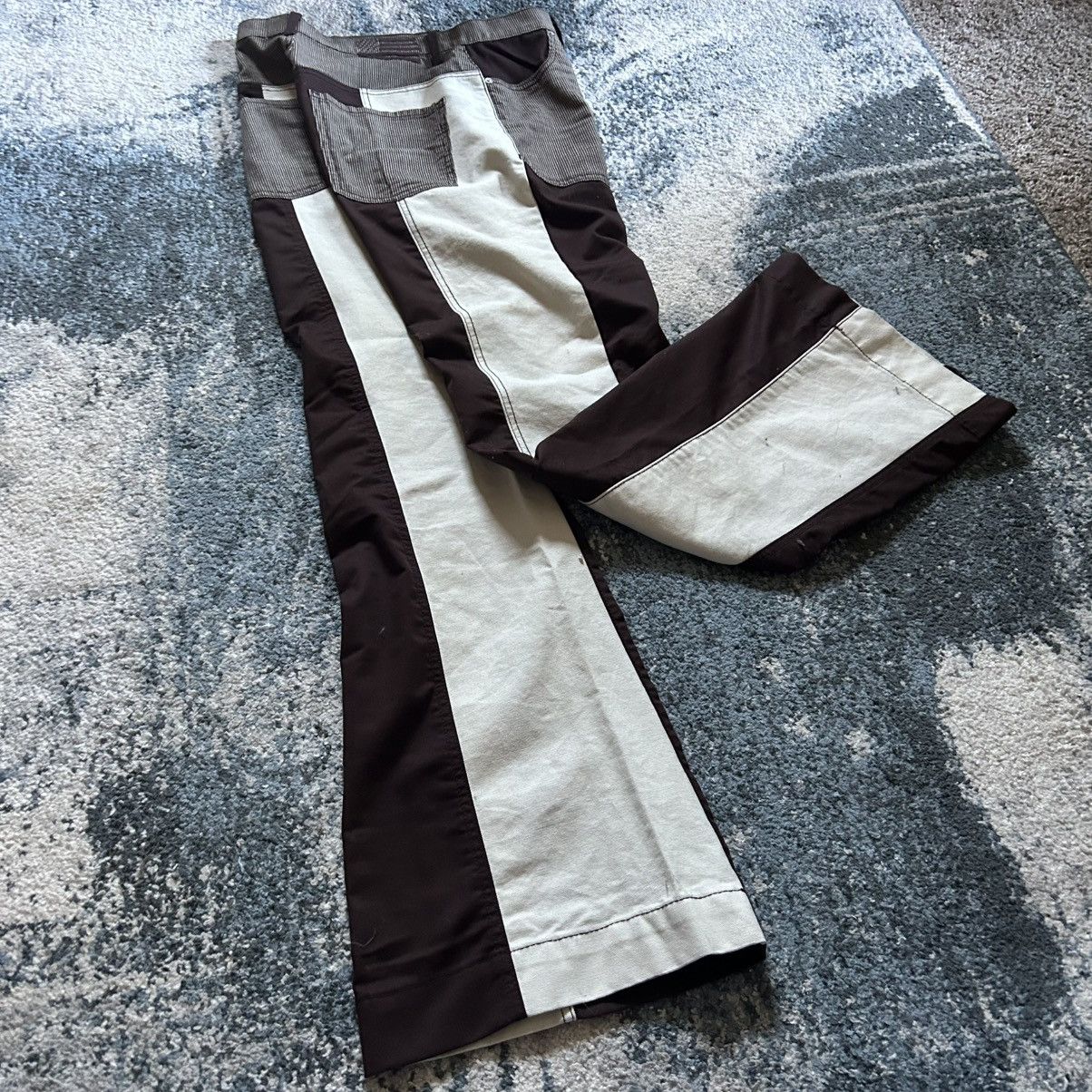 Other REViCE LA PATCHWORK COLOR BLOCK DUCK CANVAS FLARED BOOTCUT Size 29" - 10 Thumbnail
