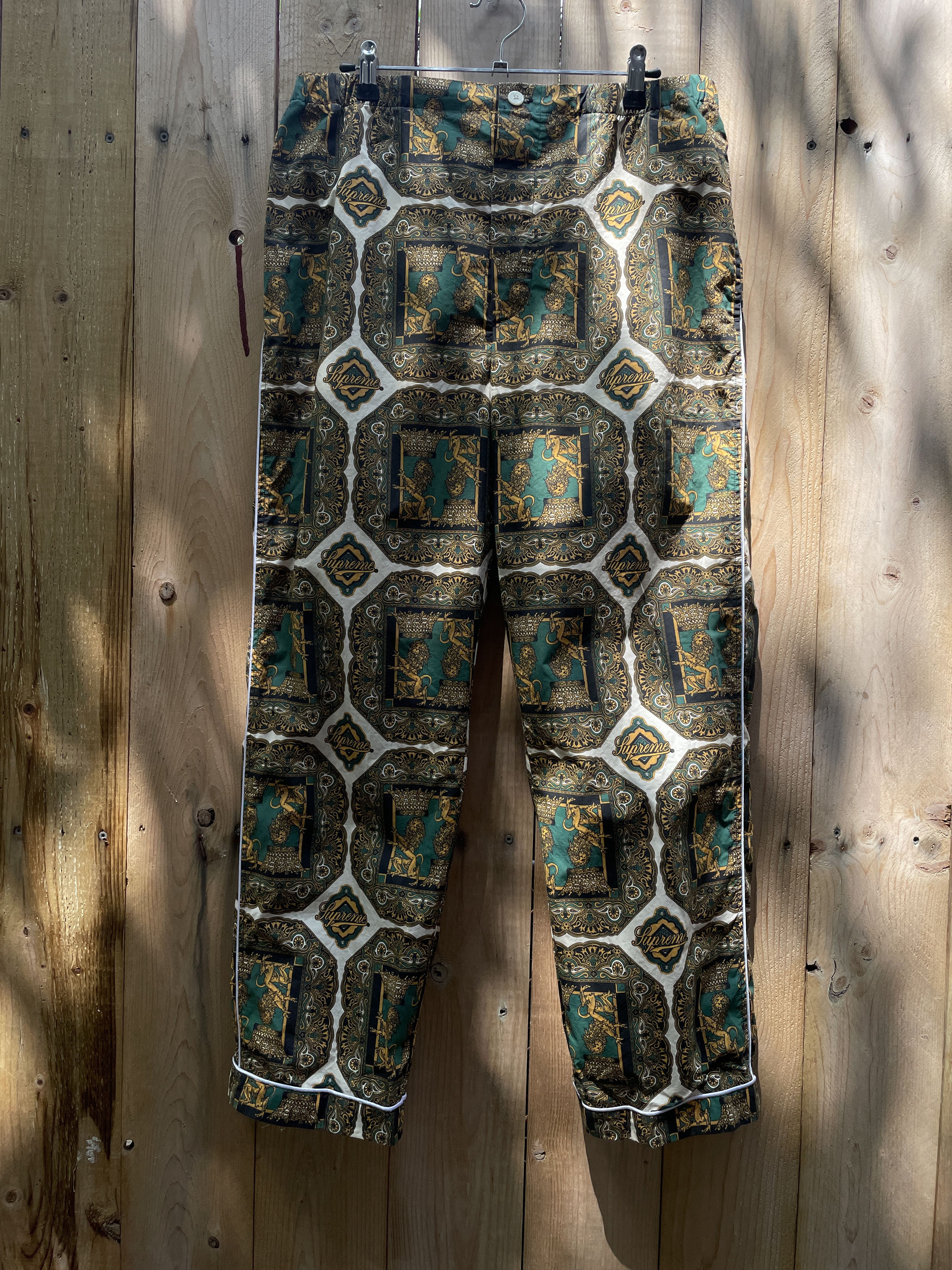 Supreme All Over Print Royal Lounge Pants