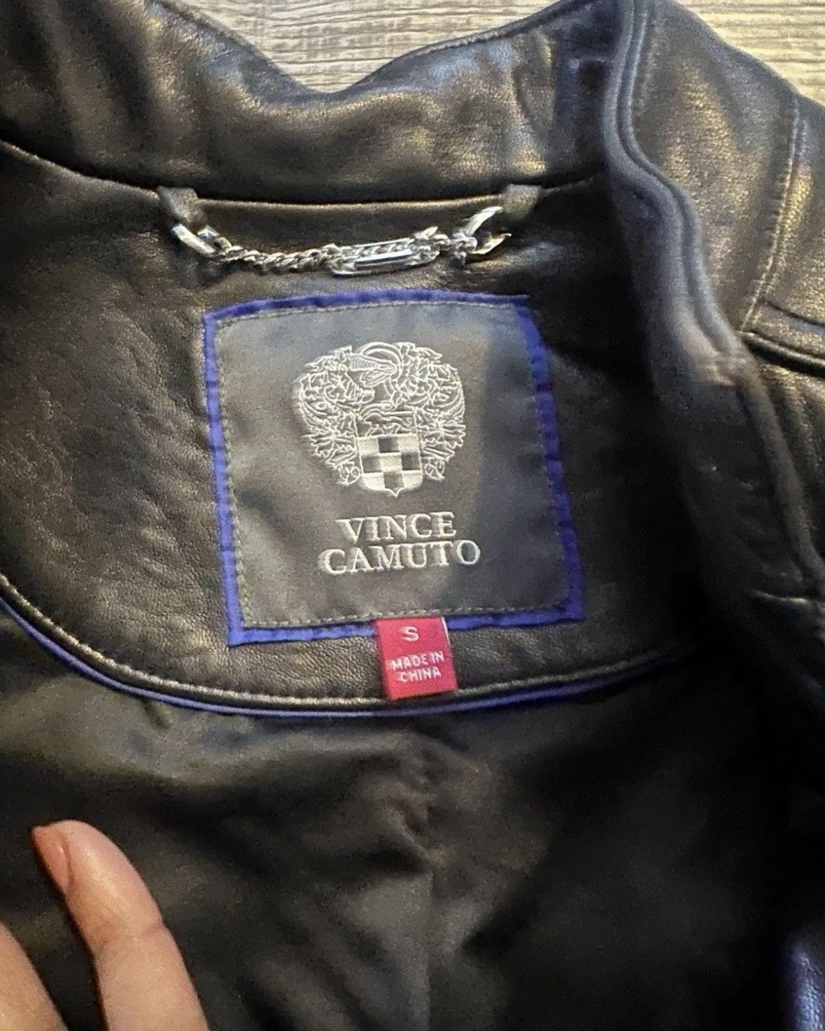 Vince Camuto NWOT Vince Camuto Black Leather Jacket with Silver Hardware Size S / US 4 / IT 40 - 4 Thumbnail