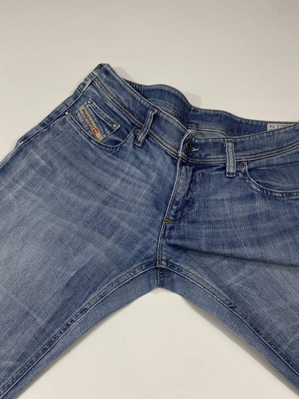 Diesel 🔥LASTDROP🔥 Y2K Diesel Angel Lowky Reg Slim Straight Low Rise Size 30" / US 8 / IT 44 - 15 Thumbnail