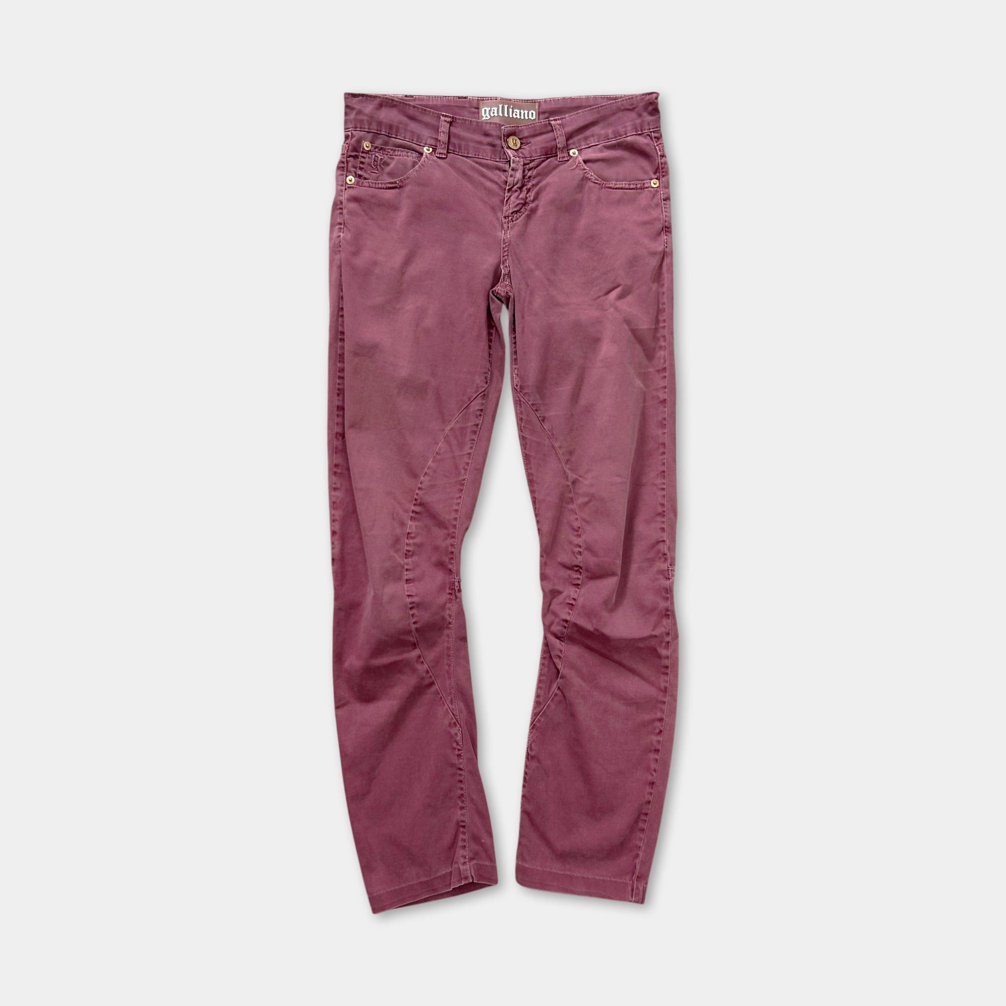 John Galliano Galliano 2000s Pink Pants Size US 26 / EU 42 - 1 Thumbnail