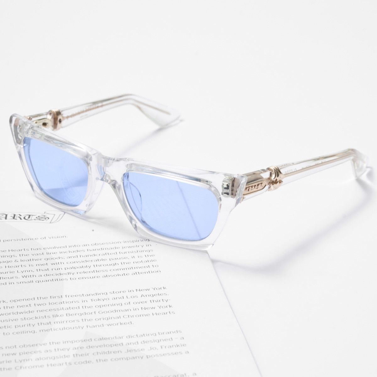 Chrome Hearts CHROME HEARTS CLITERALLY CRYSTAL SUNGLASSES Size ONE SIZE - 2 Thumbnail