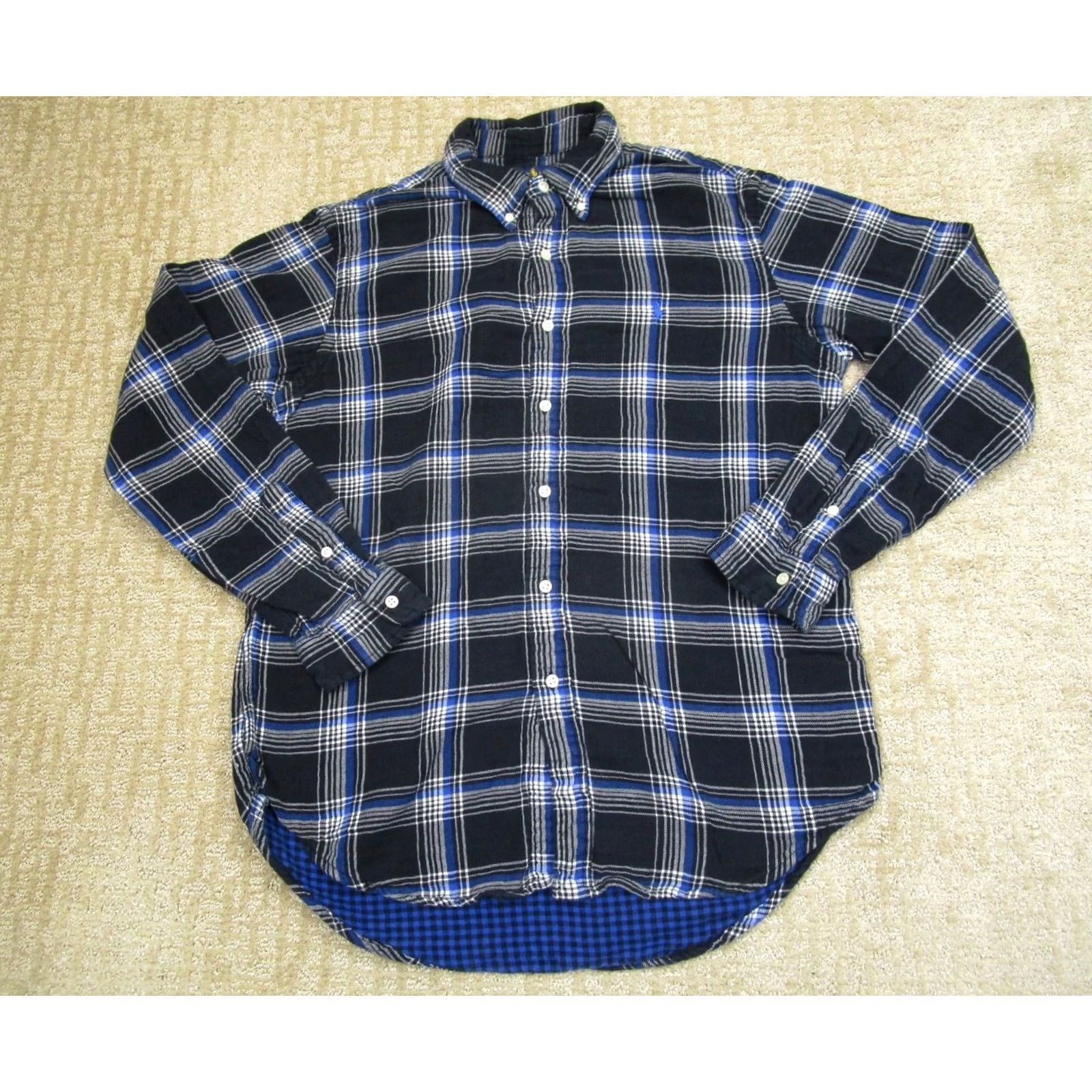 Ralph Lauren Ralph Lauren Shirt Men Large Black Plaid Flannel Long Sleeve Button Down Outdoor Size US L / EU 52-54 / 3 - 2 Thumbnail