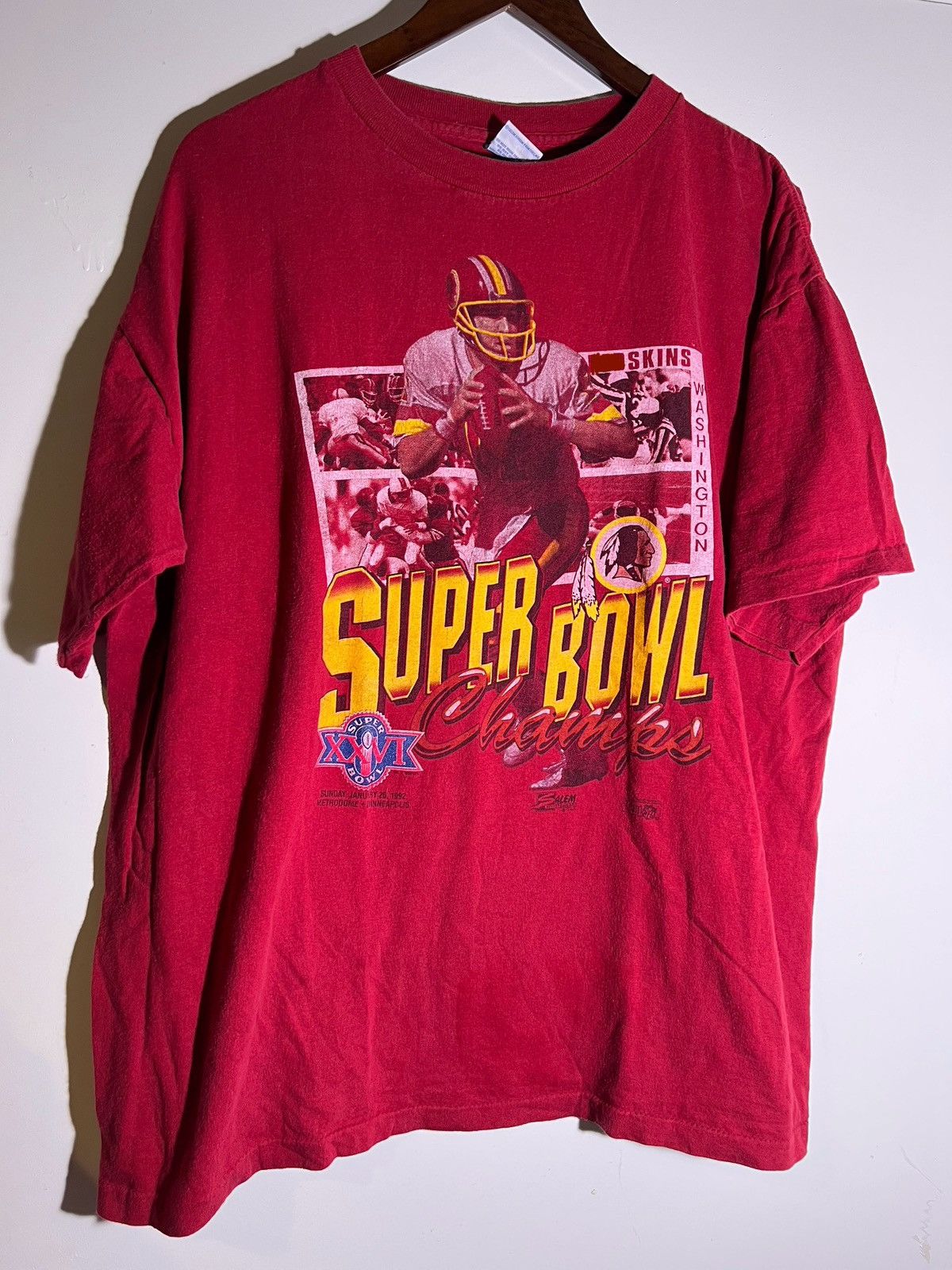 Vintage 80’s 90’s Vintage NFL Superbowl XXVI Champs Washington Shirt Size US XXL / EU 58 / 5 - 1 Thumbnail