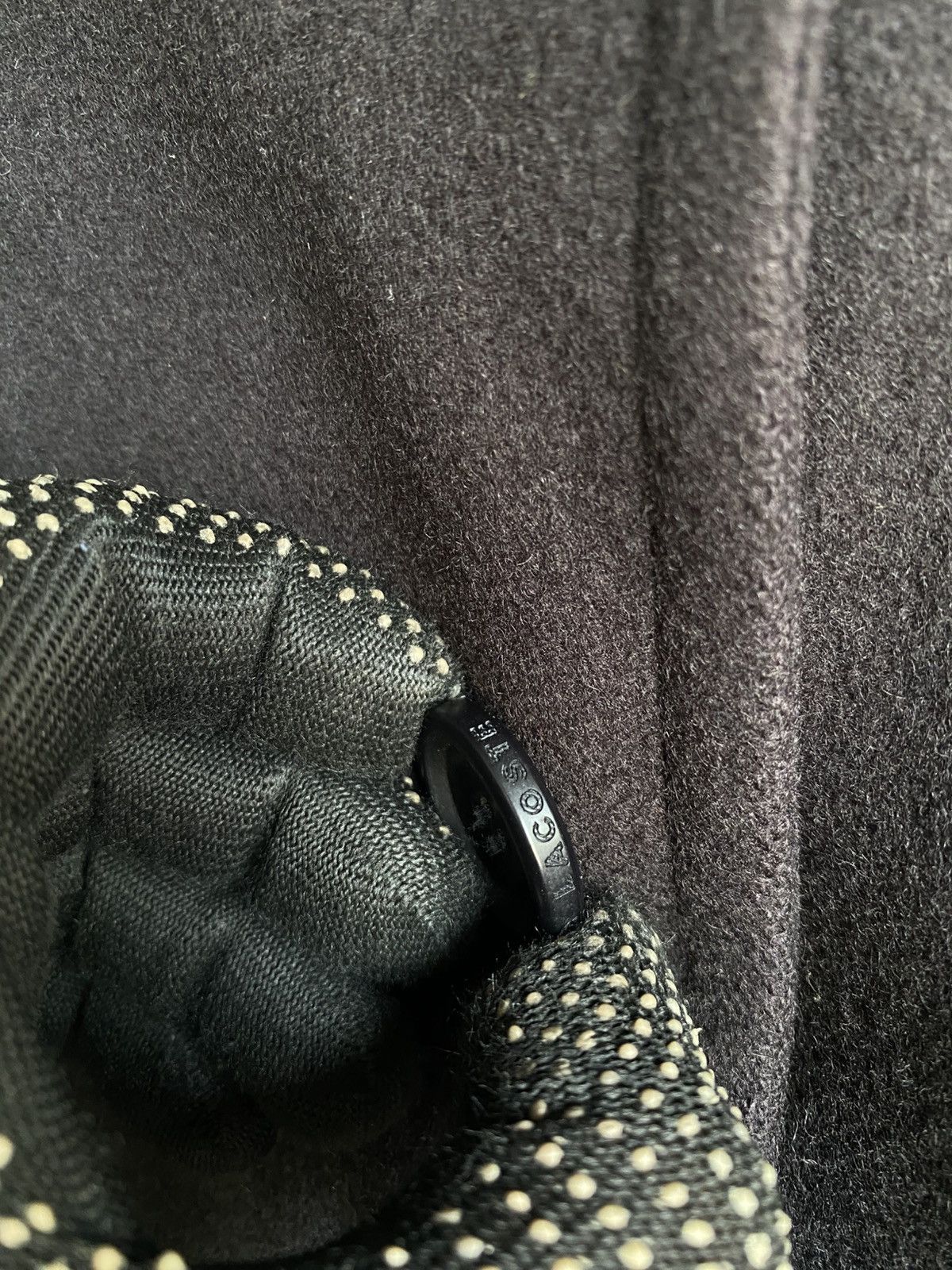 Lacoste Lacoste Double-Breasted Wool Peacoat Black Classic Tailored Size US M / EU 48-50 / 2 - 6 Thumbnail