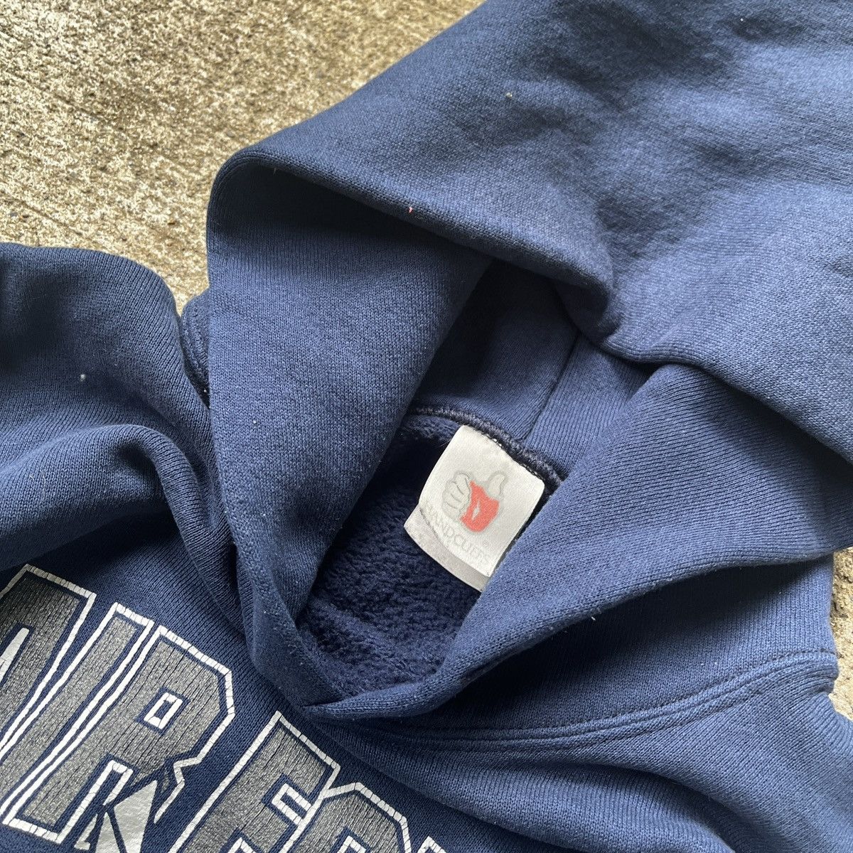 Vintage Vintage Air Force Hoodie Size L Worn Built In Glove Size US L / EU 52-54 / 3 - 5 Thumbnail