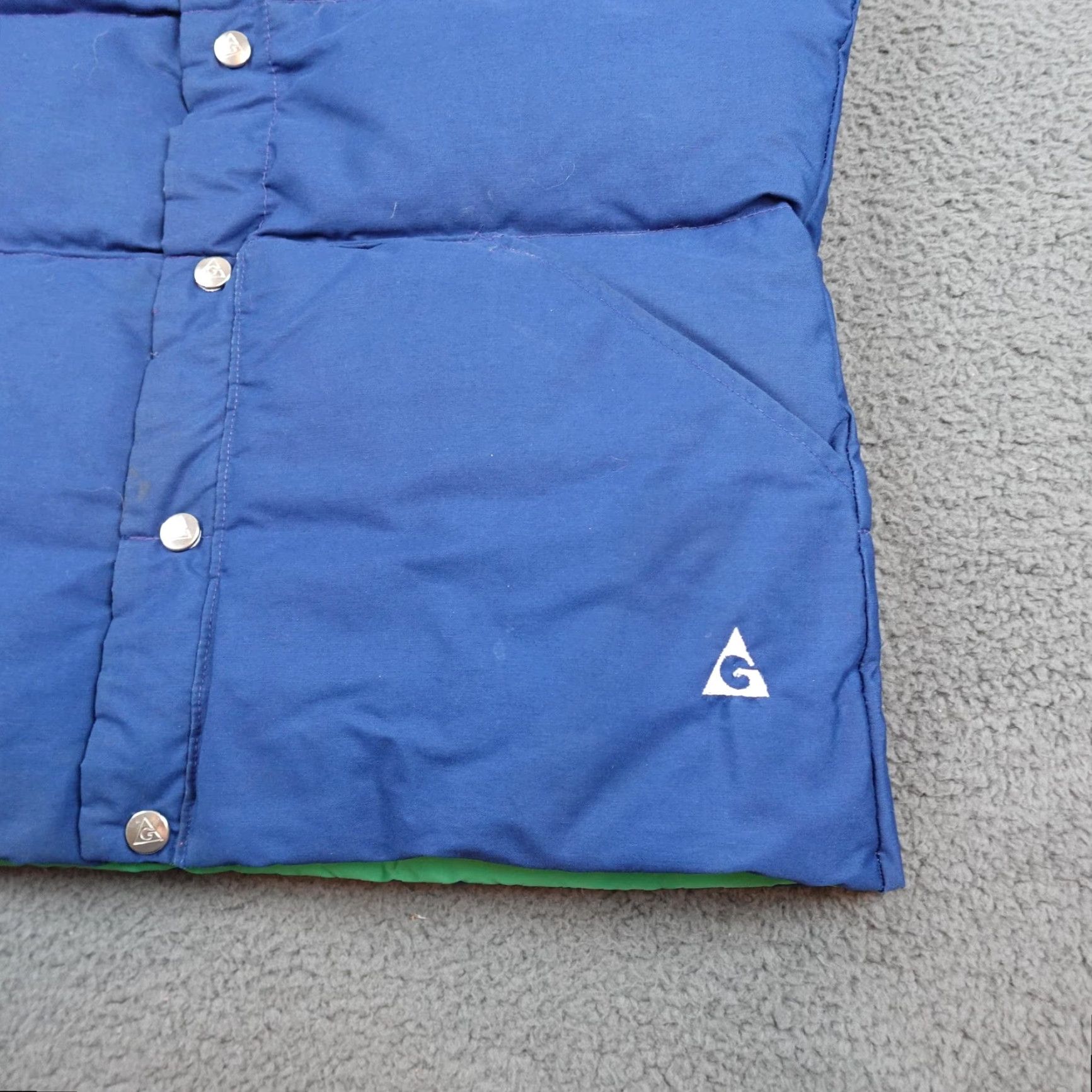 Vintage VINTAGE Gerry Vest Mens Medium Blue Reversible Puffer Made USA Style 6412 Size US M / EU 48-50 / 2 - 2 Thumbnail
