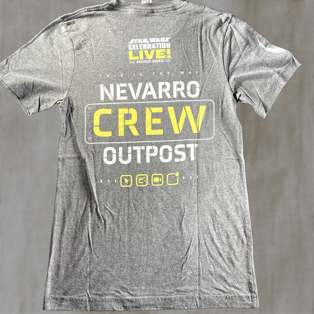 Star Wars Star Wars Shirt Men’s S Anaheim 2022 Nevarro Outpost Crew LIVE Celebration Gray Size US S / EU 44-46 / 1 - 1 Thumbnail