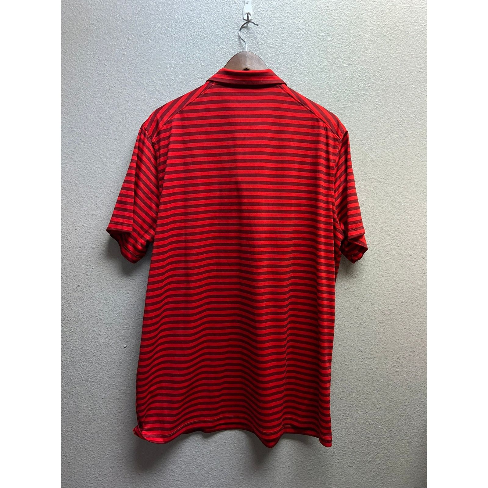 Nike Nike Golf Polo Shirt Dry Striped Red CU9858-657 Golfing XL Size US XL / EU 56 / 4 - 8 Thumbnail