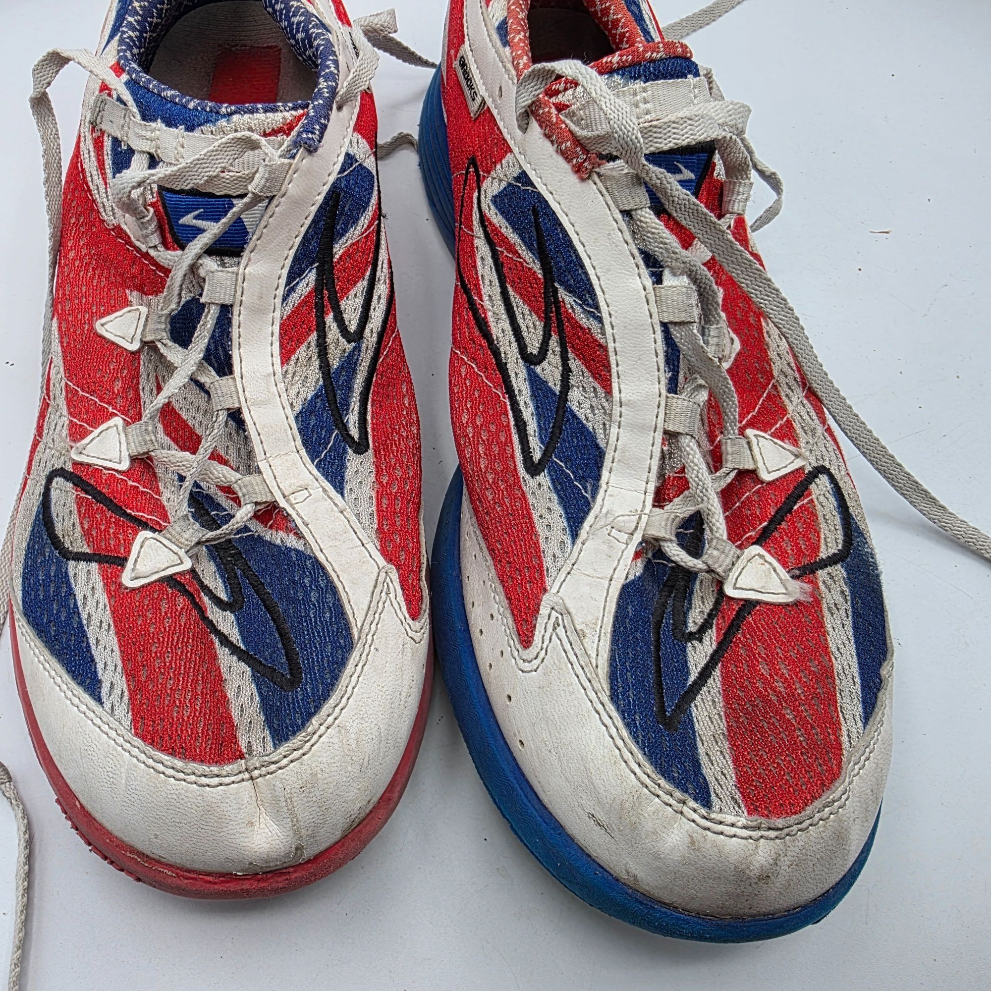 Brooks Brooks Green Silence Union Jack Mens Size 11 Athletic Shoes Size US 11 / EU 44 - 10 Thumbnail