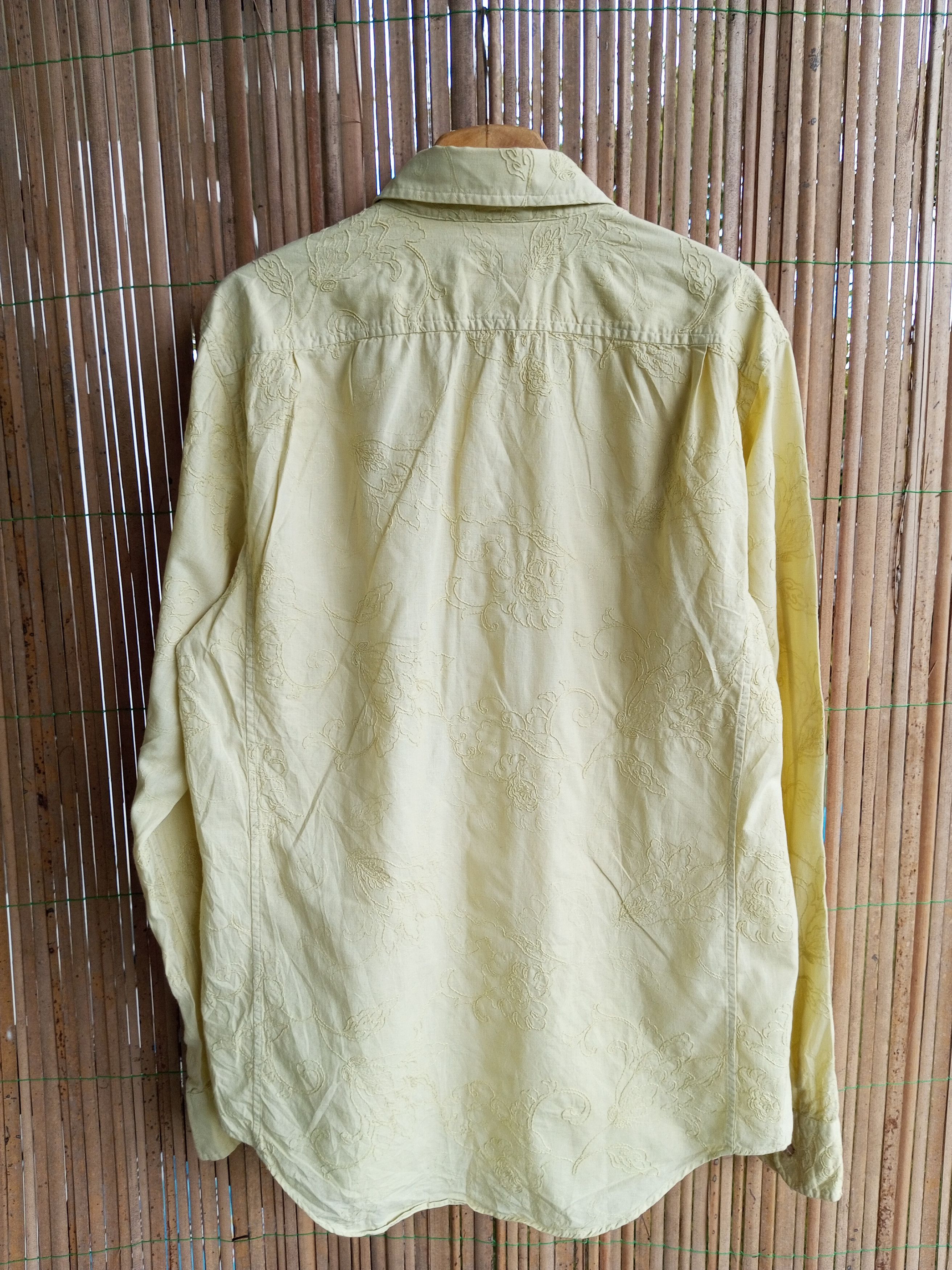 Katharine Hamnett London Vintage Katherine hamnett london embroidered shirt button up Size US L / EU 52-54 / 3 - 3 Thumbnail