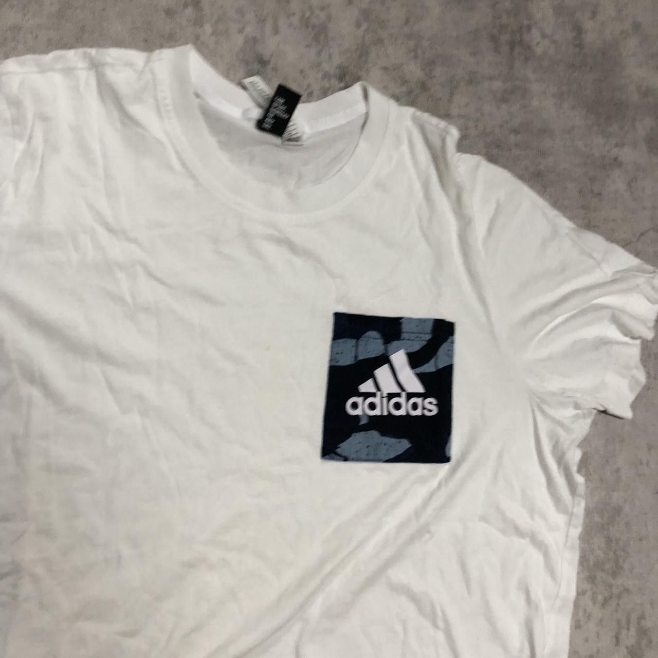 Adidas White Adidas camo pocket tee #streetwear Size US XL / EU 56 / 4 - 2 Thumbnail