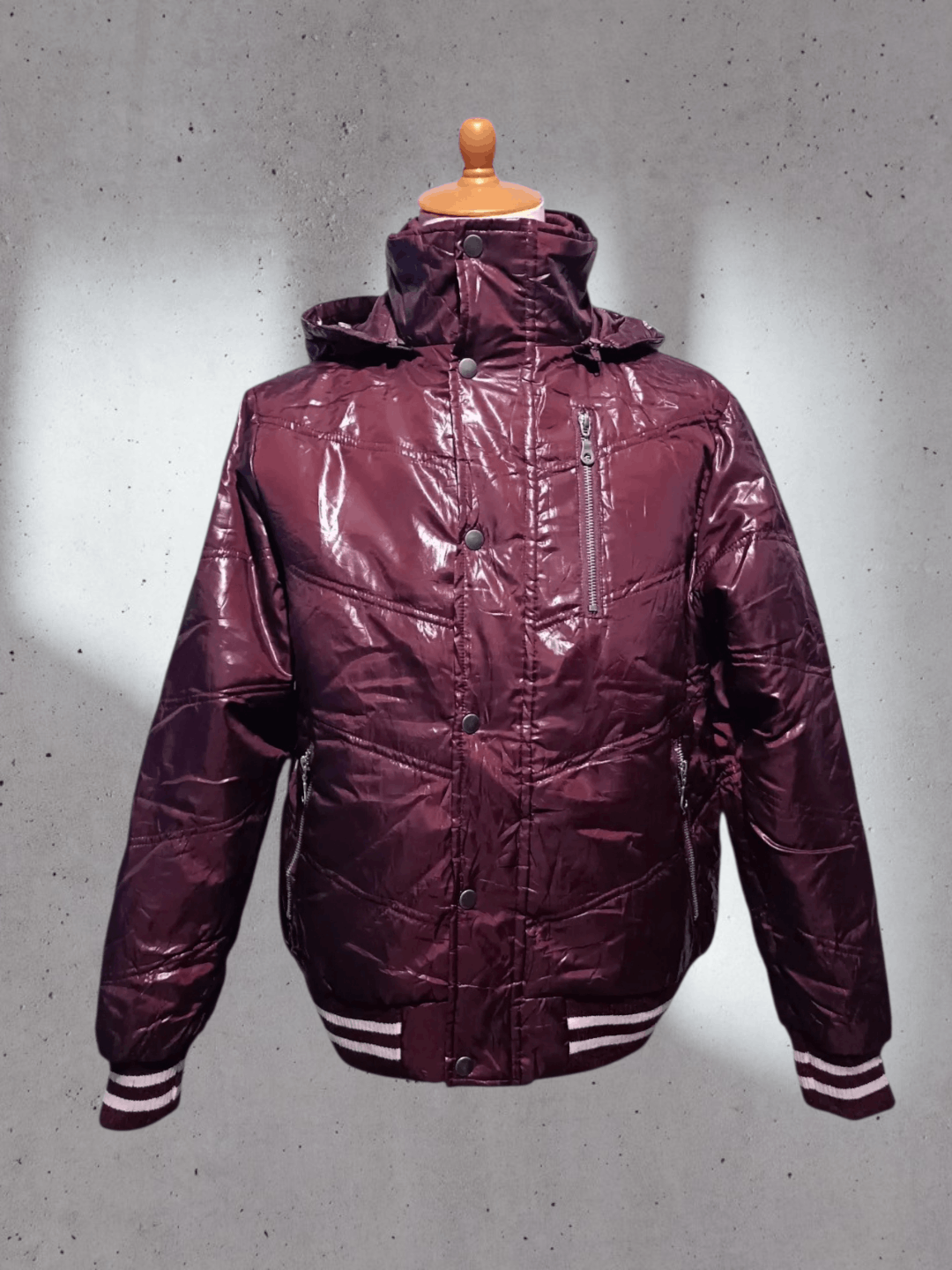Japanese Brand Nylaus Double Layer Fur Puffer Down Jacket Size US L / EU 52-54 / 3 - 3 Thumbnail