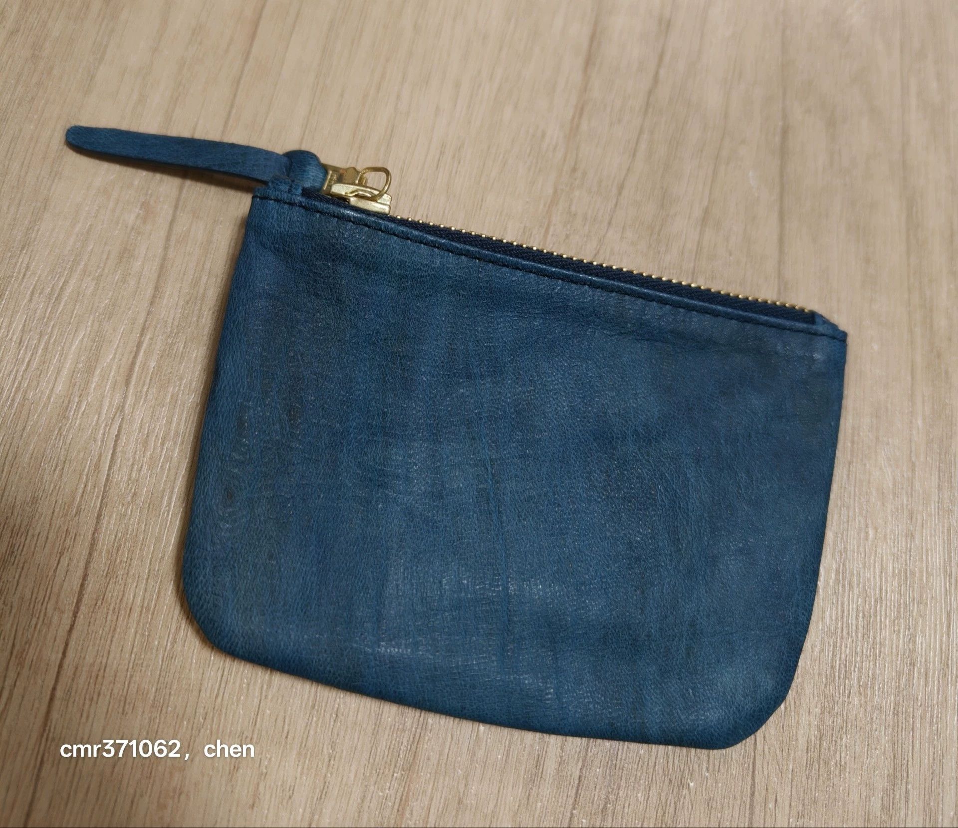 Vintage VISVIM ICT LEATHER WALLET N.D indigo Veg Tan Lambskin Riri Size ONE SIZE - 2 Thumbnail