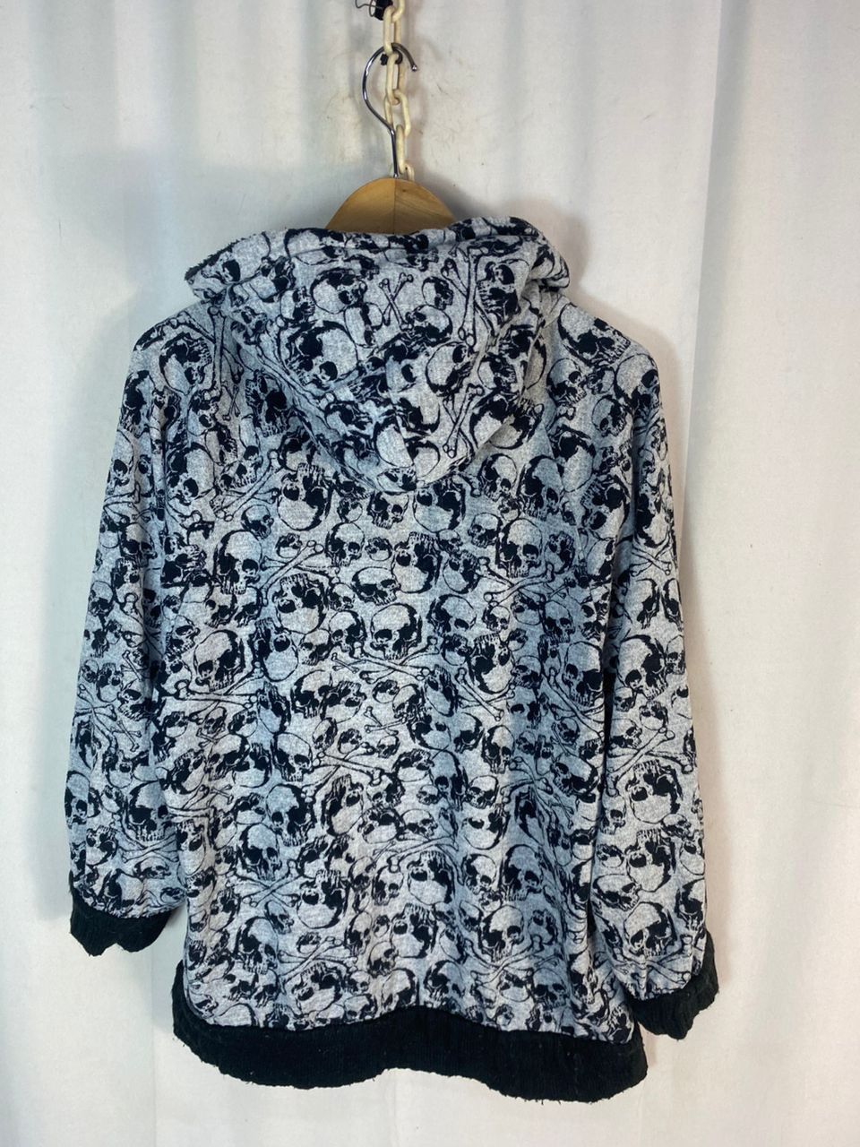 Japanese Brand Skull fullprint hoodie zipper by Plein beaute Size M / US 6-8 / IT 42-44 - 12 Thumbnail