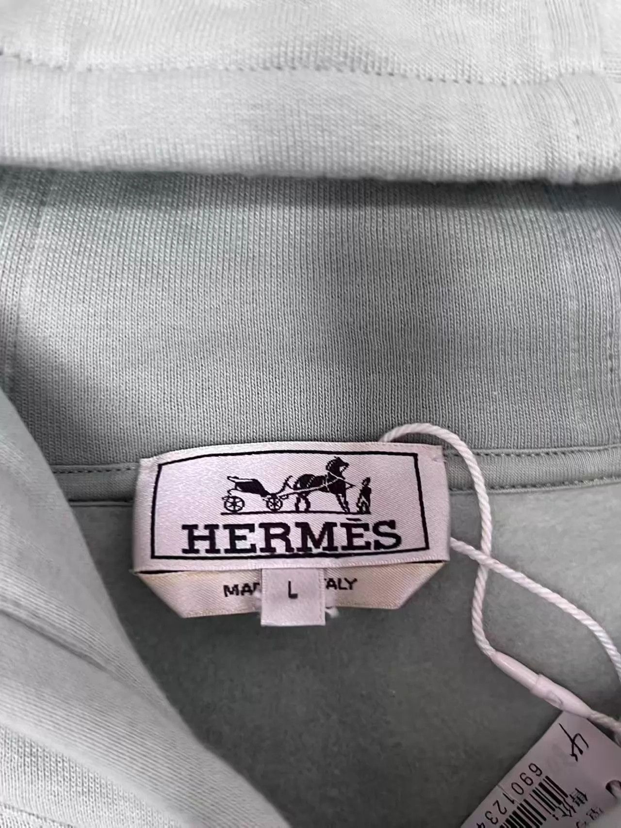 Hermes Hermès AW Robot Avocado Green Unisex Sweatshirt L Size L / US 10 / IT 46 - 4 Thumbnail