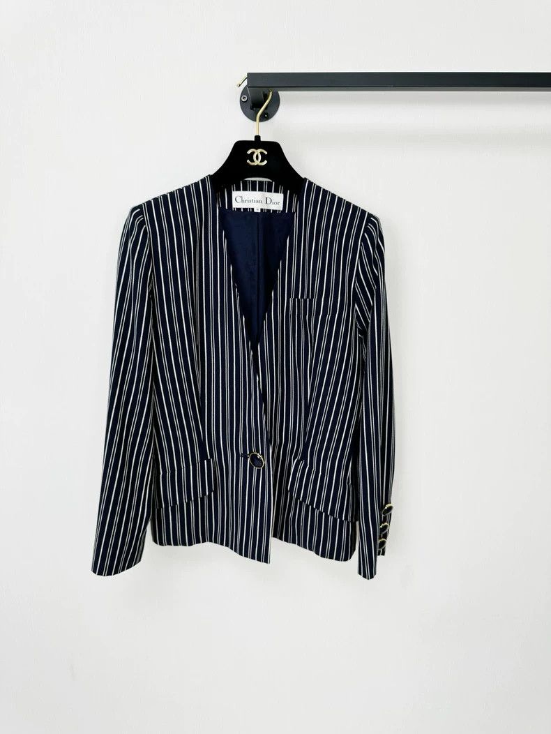 Dior Dior Striped suit jacket 2502-Nextarrow Size US M / EU 48-50 / 2 - 1 Thumbnail
