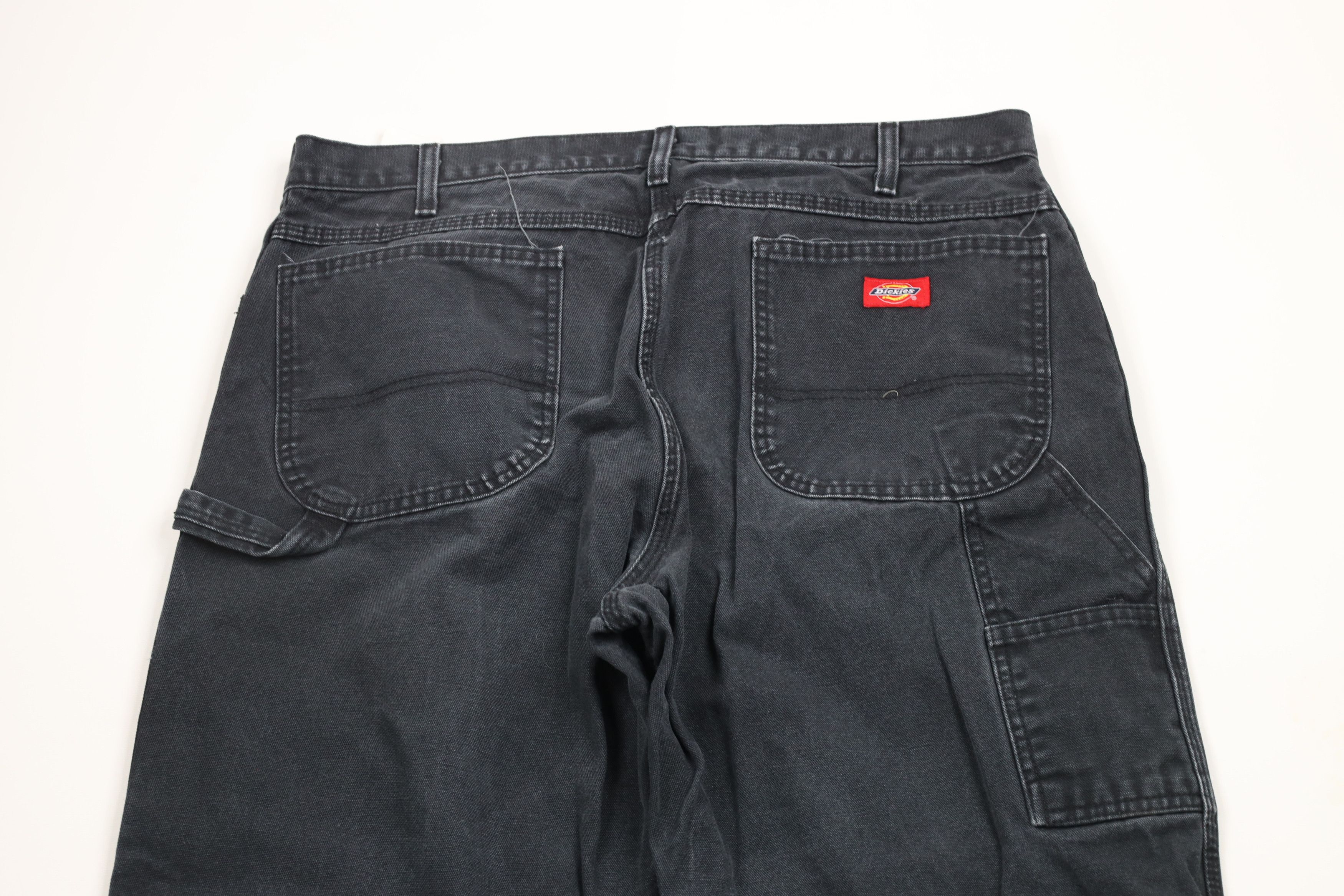 Dickies × Vintage Vintage Dickies Out Wide Leg Canvas Workwear Pants Black Size US 38 / EU 54 - 9 Thumbnail