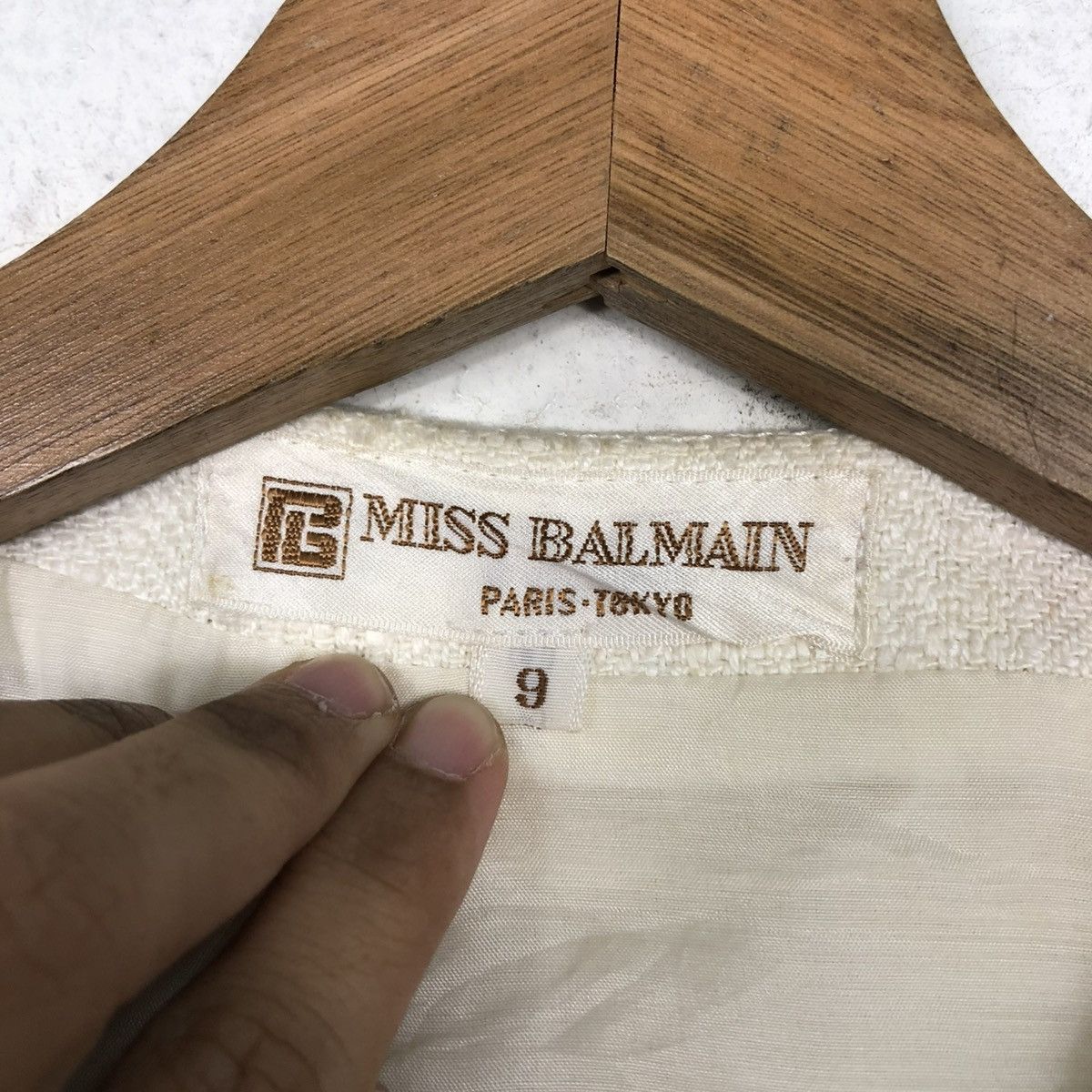 Balmain 🔥CROPPED COATS BUTTON MISS BALMAIN PARIS TOKYO Size M / US 6-8 / IT 42-44 - 19 Thumbnail