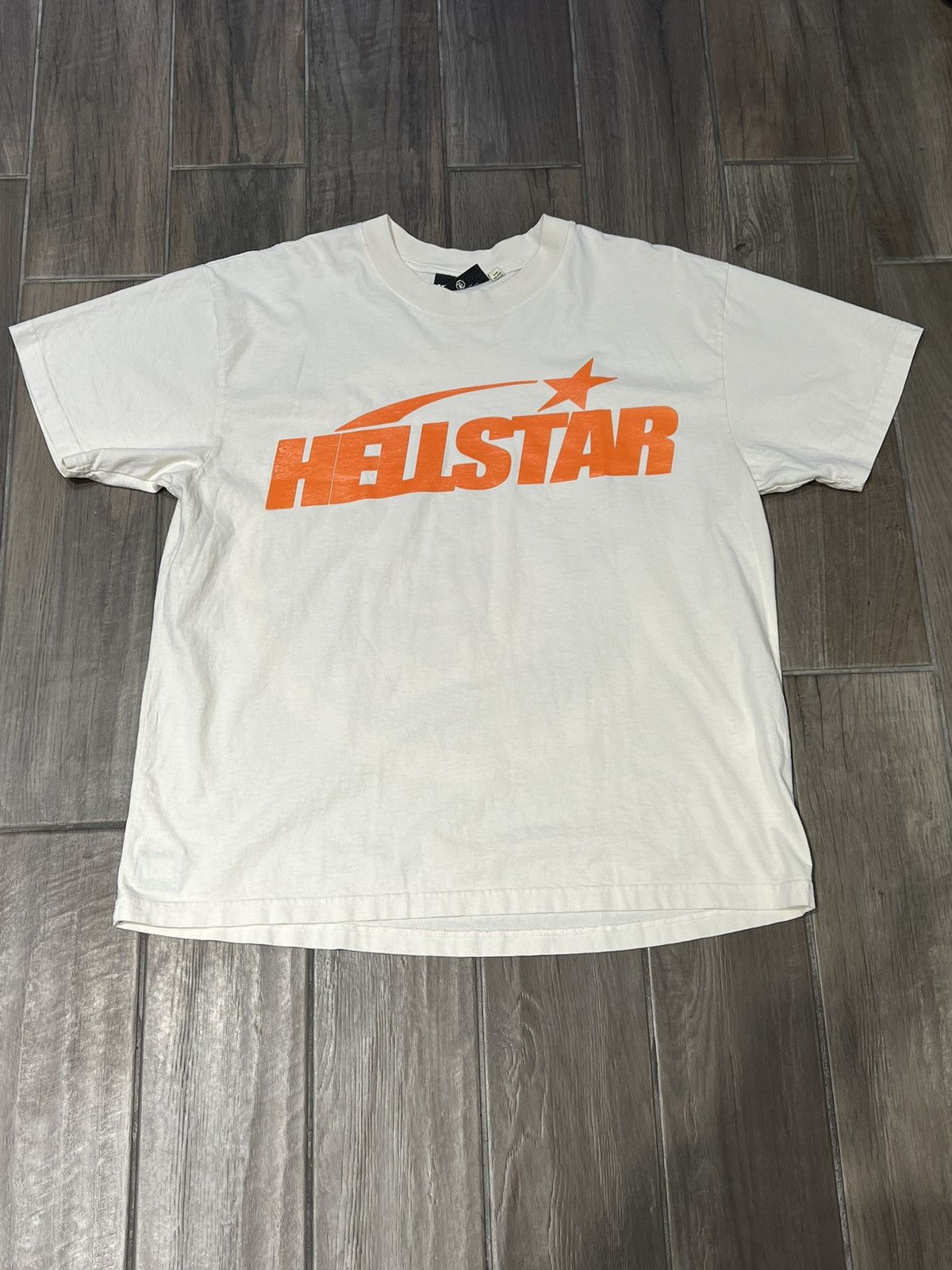 HELLSTAR HELLSTAR “ORANGE GEL LOGO” - SIZE XL - (WHITE) Size US XL / EU 56 / 4 - 1 Thumbnail