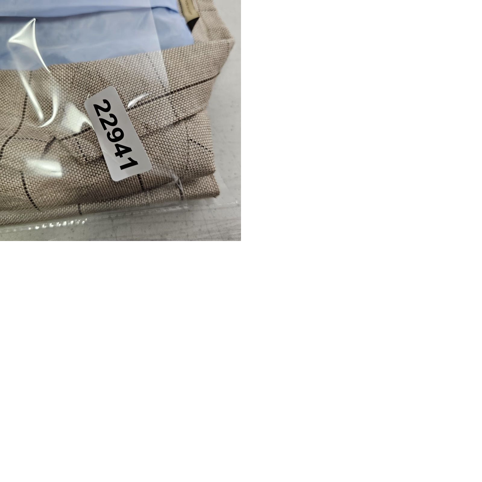 Tasso Elba Tasso Elba Blazer Mens Large Taupe Combo 100% Linen Windowpane Sport Coat Jacket Size 42R - 10 Thumbnail