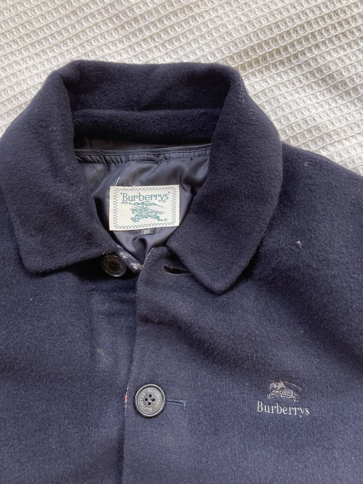 Last Drop🔥Rare🔥Vtg BURBERRYS Nova Check Wool Coat
