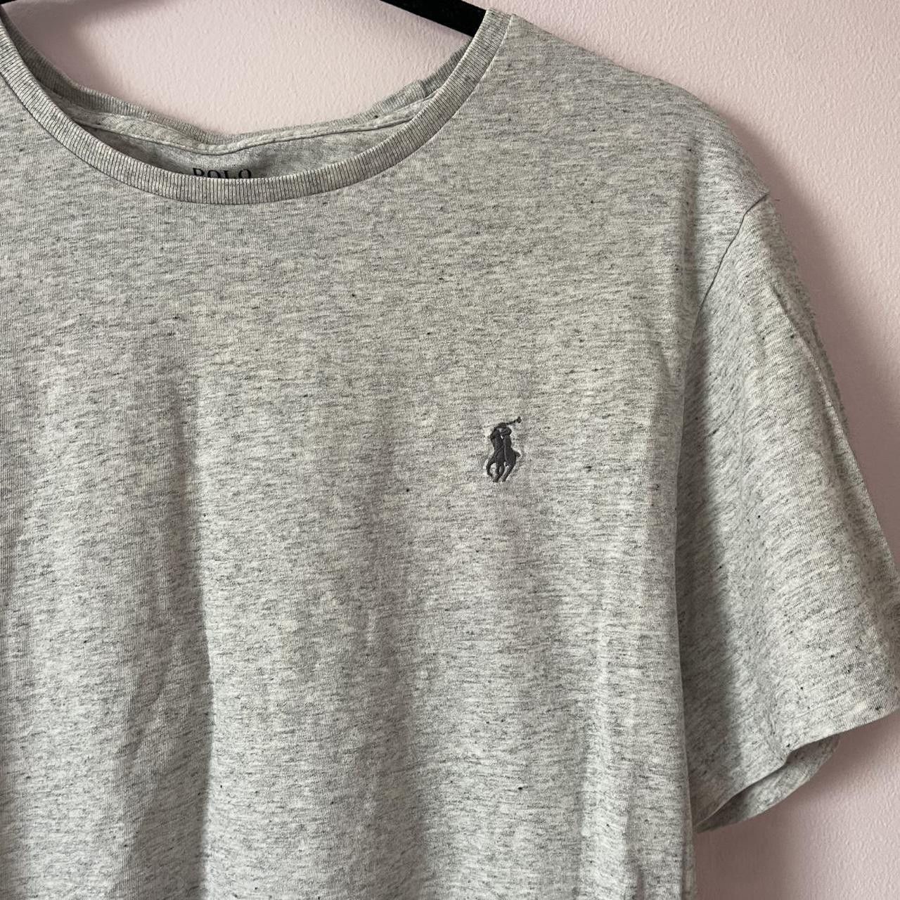 Polo Ralph Lauren Grey Polo Ralph Lauren Tee Size US XL / EU 56 / 4 - 2 Thumbnail