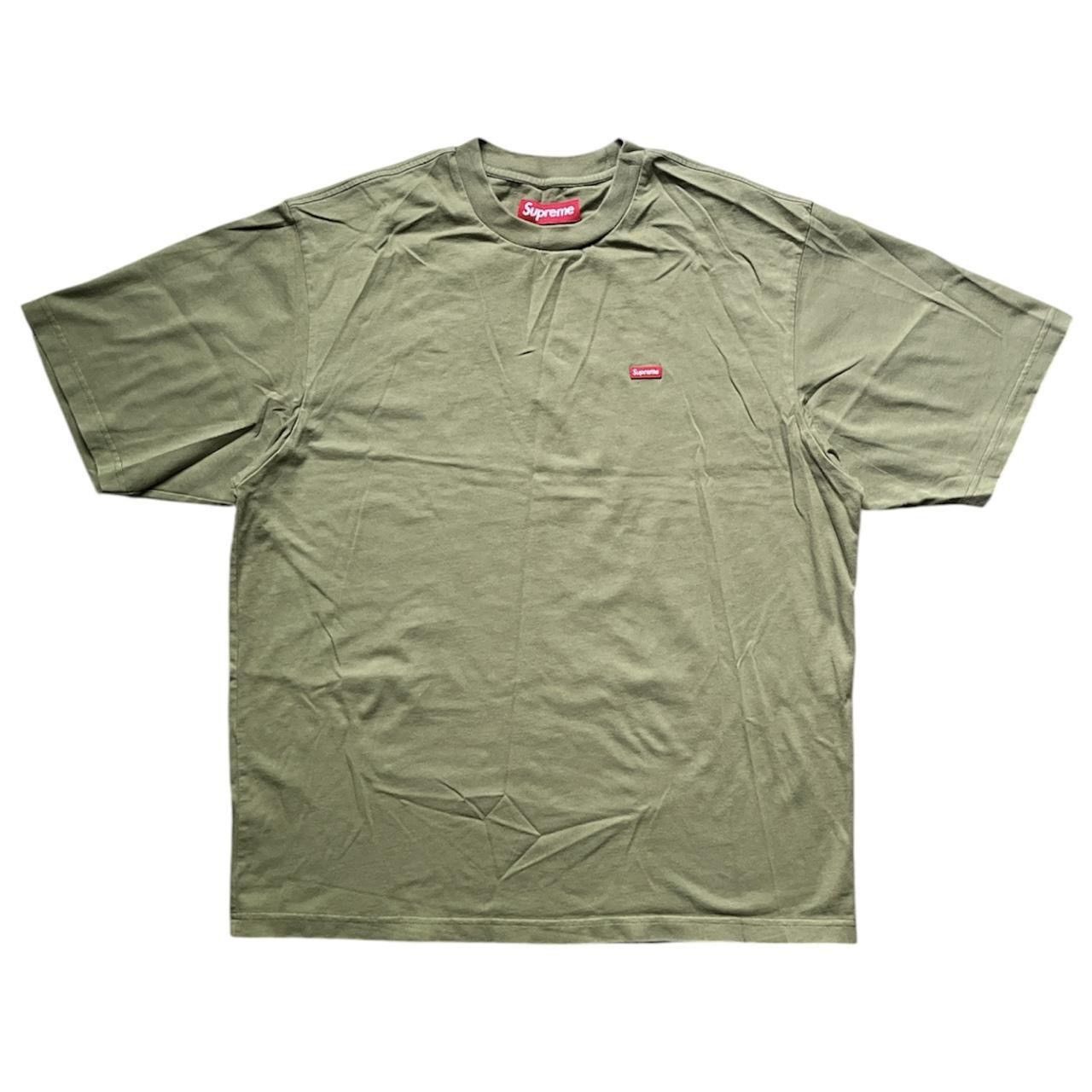 Supreme supreme small box logo olive tee Size US S / EU 44-46 / 1 - 1 Thumbnail