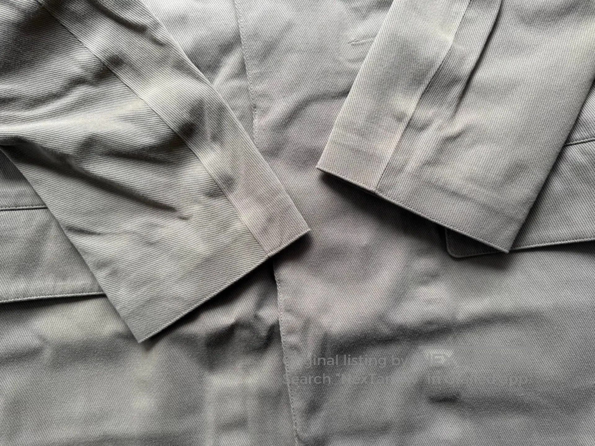 Visvim Beige Long Coat with Collar and Pockets. Size US L / EU 52-54 / 3 - 7 Thumbnail