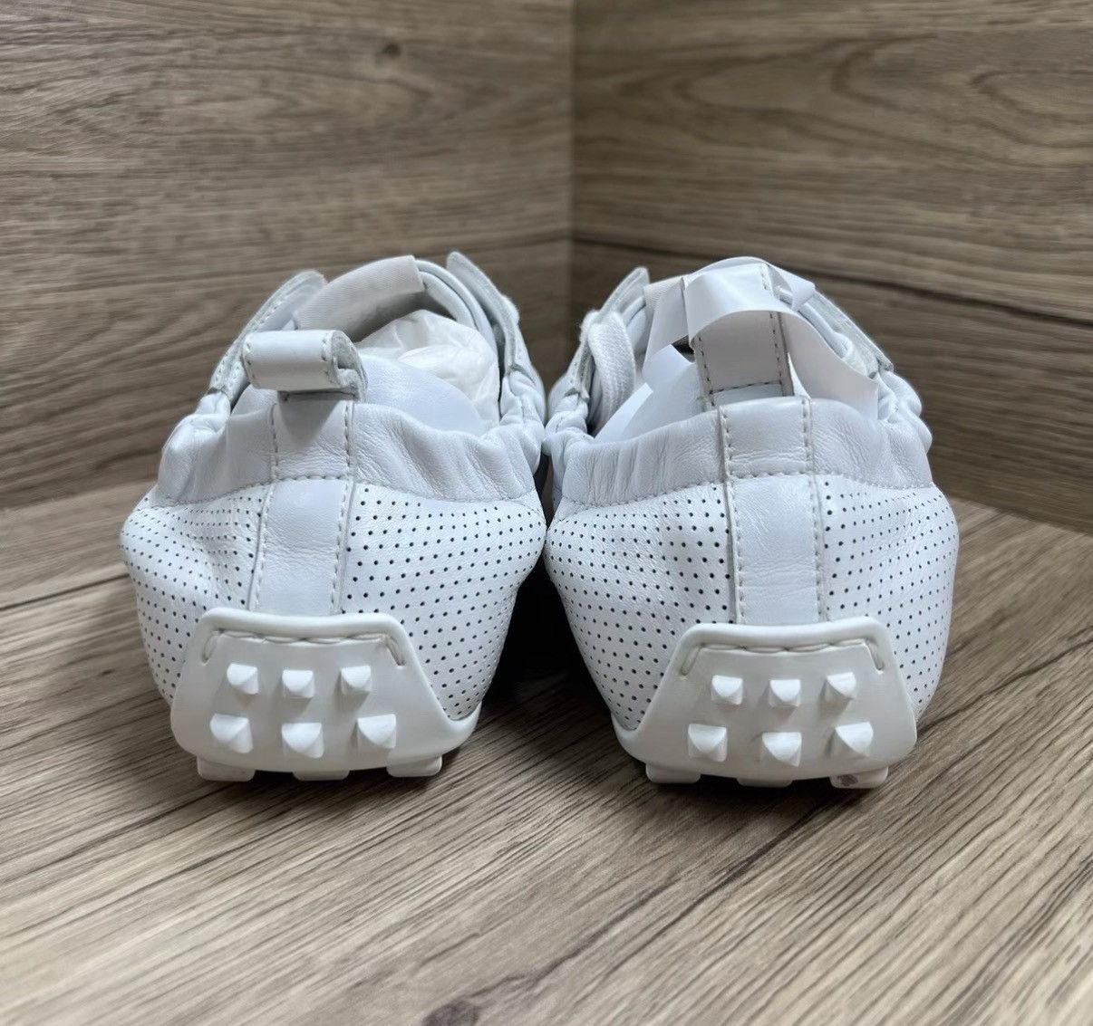 Hermes Hermès In White Leather Trainer Sneakers J41 Size US 4.5 / IT 34.5 - 5 Thumbnail