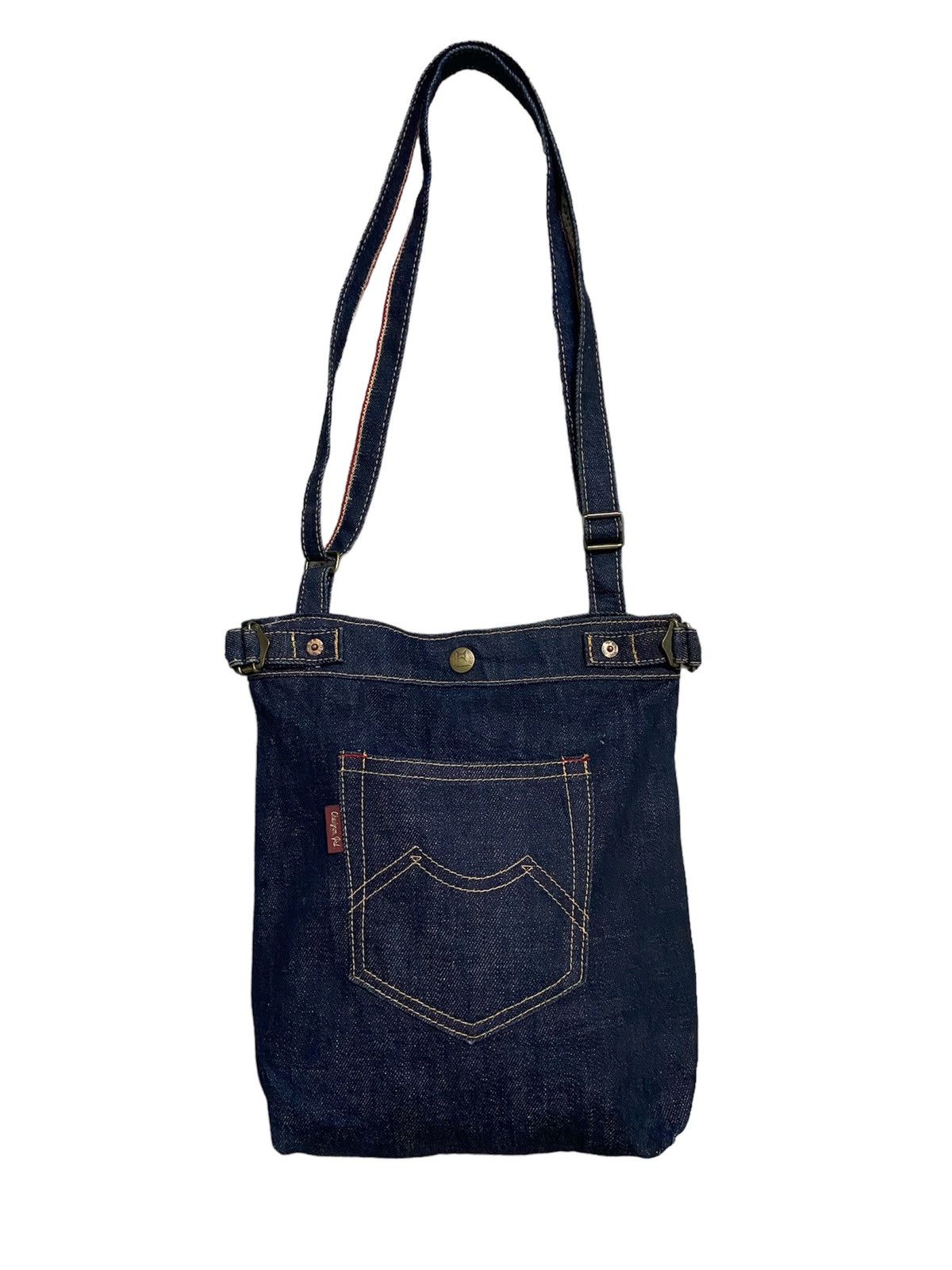 Chevignon × Indigo Chevignon Girl Selvedge Denim Sling Bag Size ONE SIZE - 1 Thumbnail