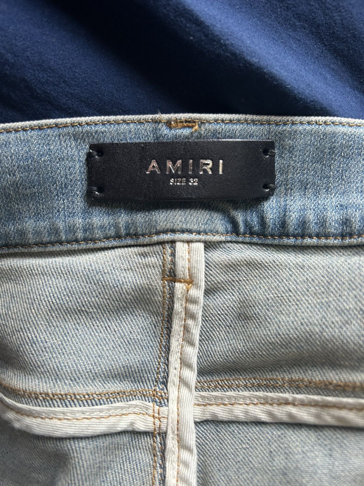 Amiri AMIRI STACKED DENIM ANTIQUE INDIGO Size US 32 / EU 48 - 8 Thumbnail