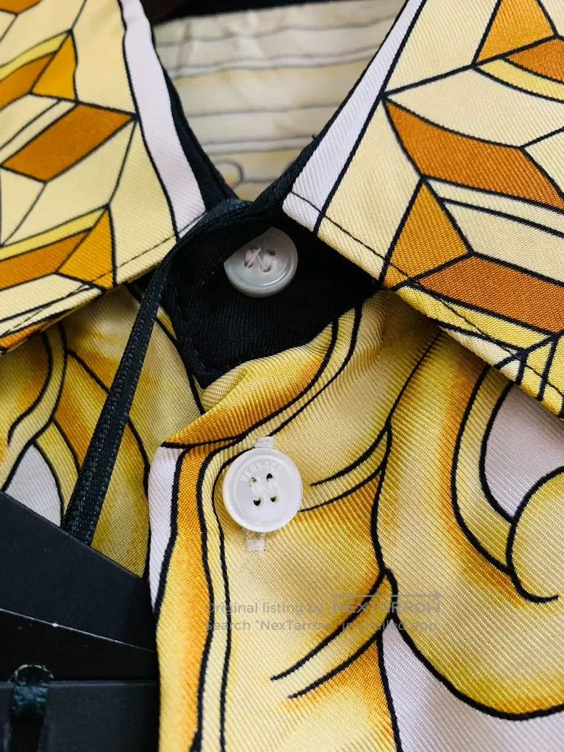 Versace Versace Main line shirt shirt black gold baroque Size US M / EU 48-50 / 2 - 5 Thumbnail
