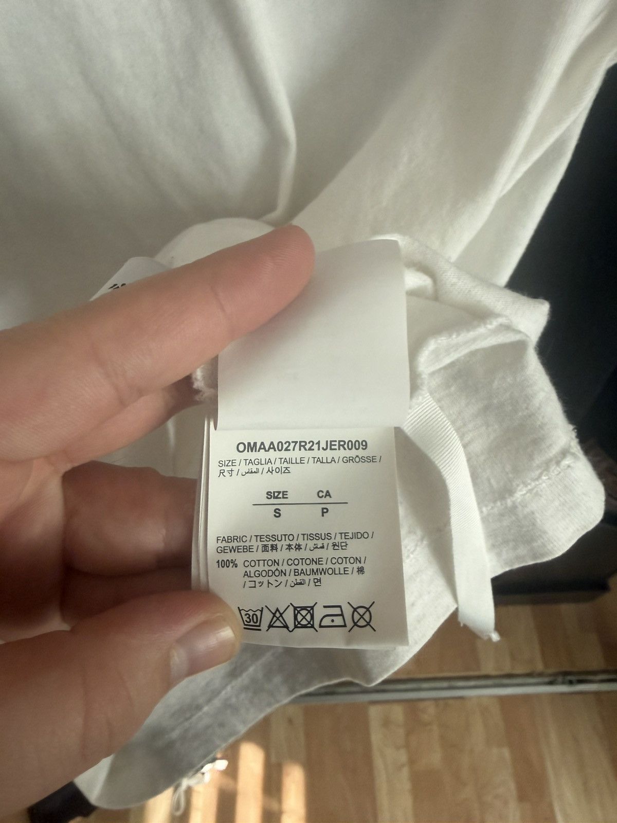 Off-White OFF-WHITEOff-White Peace Worldwide Over Tee 'White/Green' Size US S / EU 44-46 / 1 - 7 Thumbnail