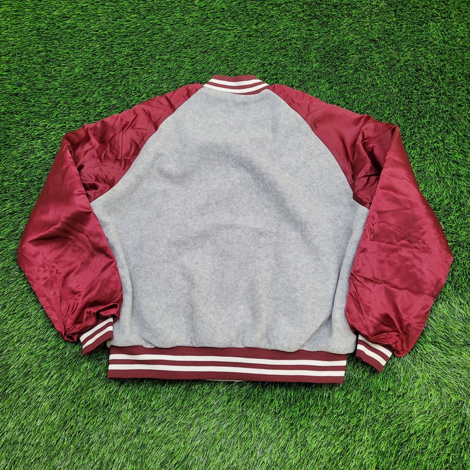 Chalk Line Vintage 80s Chalk-Line Varsity Jacket M/L 24x23 Sherpa-Lined Size US L / EU 52-54 / 3 - 2 Thumbnail