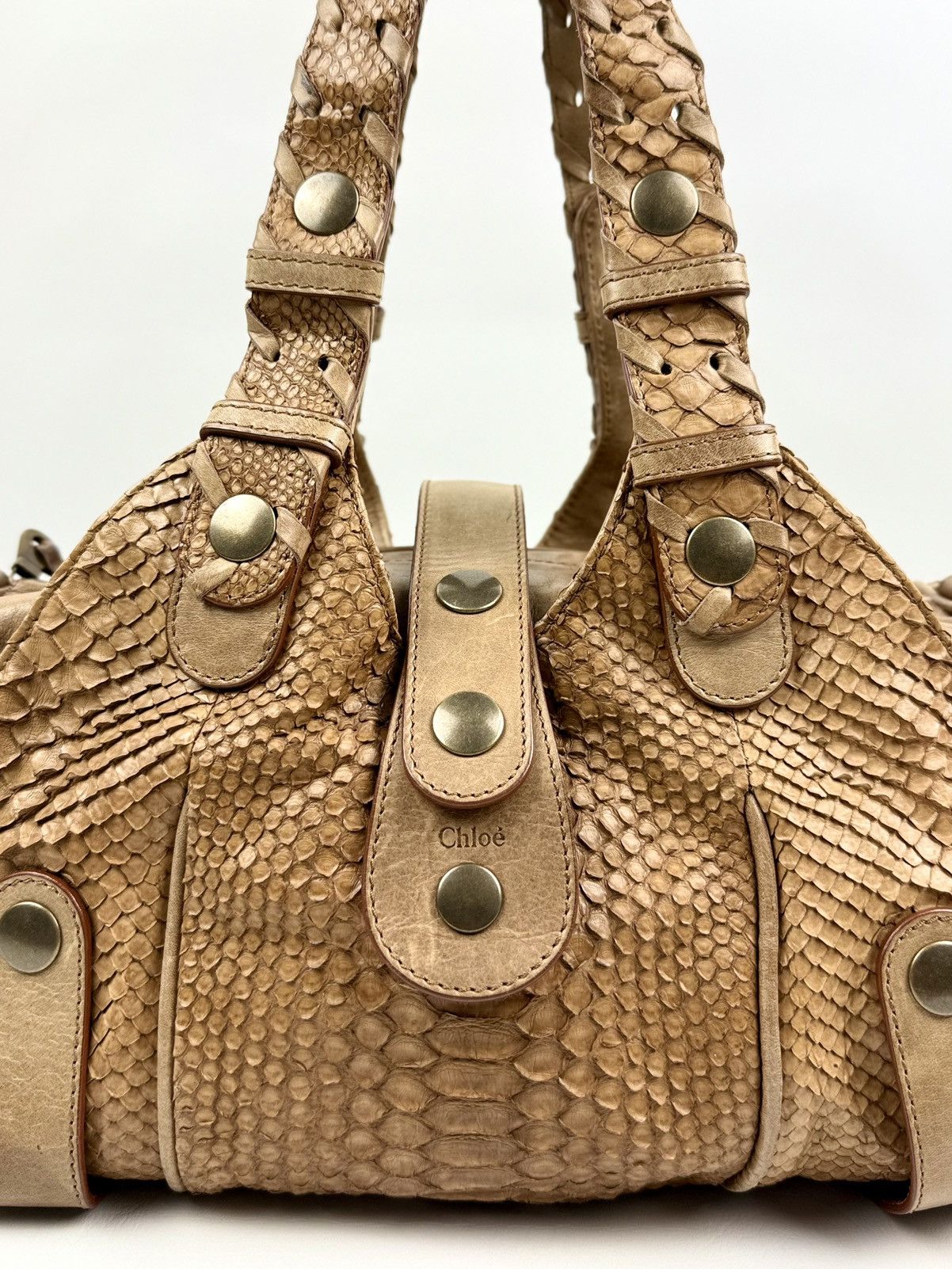 Chloe Chloe - Phoebe Philo - 04 - Brown - Python Skin - Silverado Size ONE SIZE - 5 Thumbnail