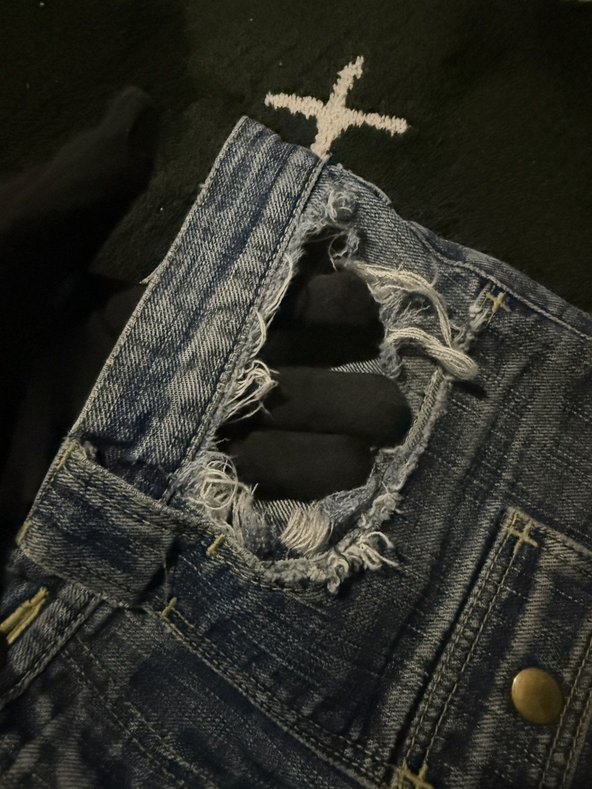 Number (N)ine Number Nine Ripped Denim Pants Size US 34 / EU 50 - 3 Thumbnail