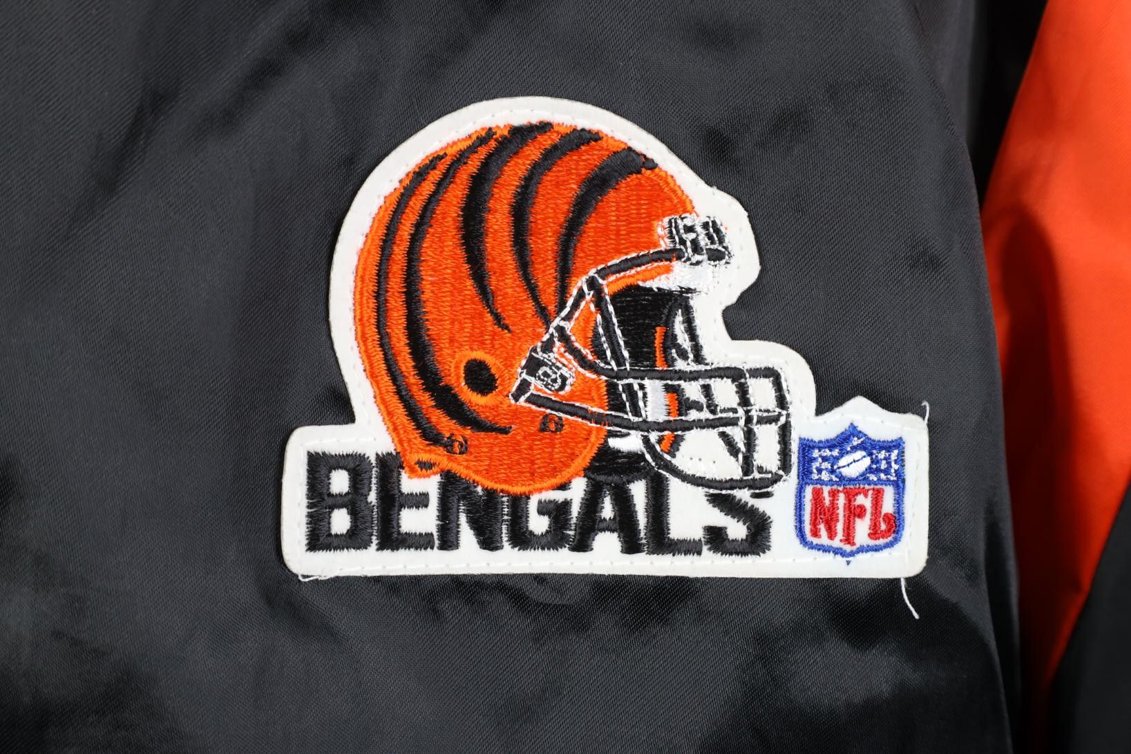 Vintage Vintage 80s Swingster Cincinnati Bengals Satin Bomber Jacket Size US L / EU 52-54 / 3 - 4 Thumbnail