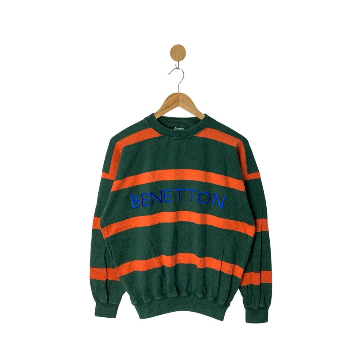 Benetton Vintage Benetton sweatshirt rare made in Italy Size US S / EU 44-46 / 1 - 1 Thumbnail