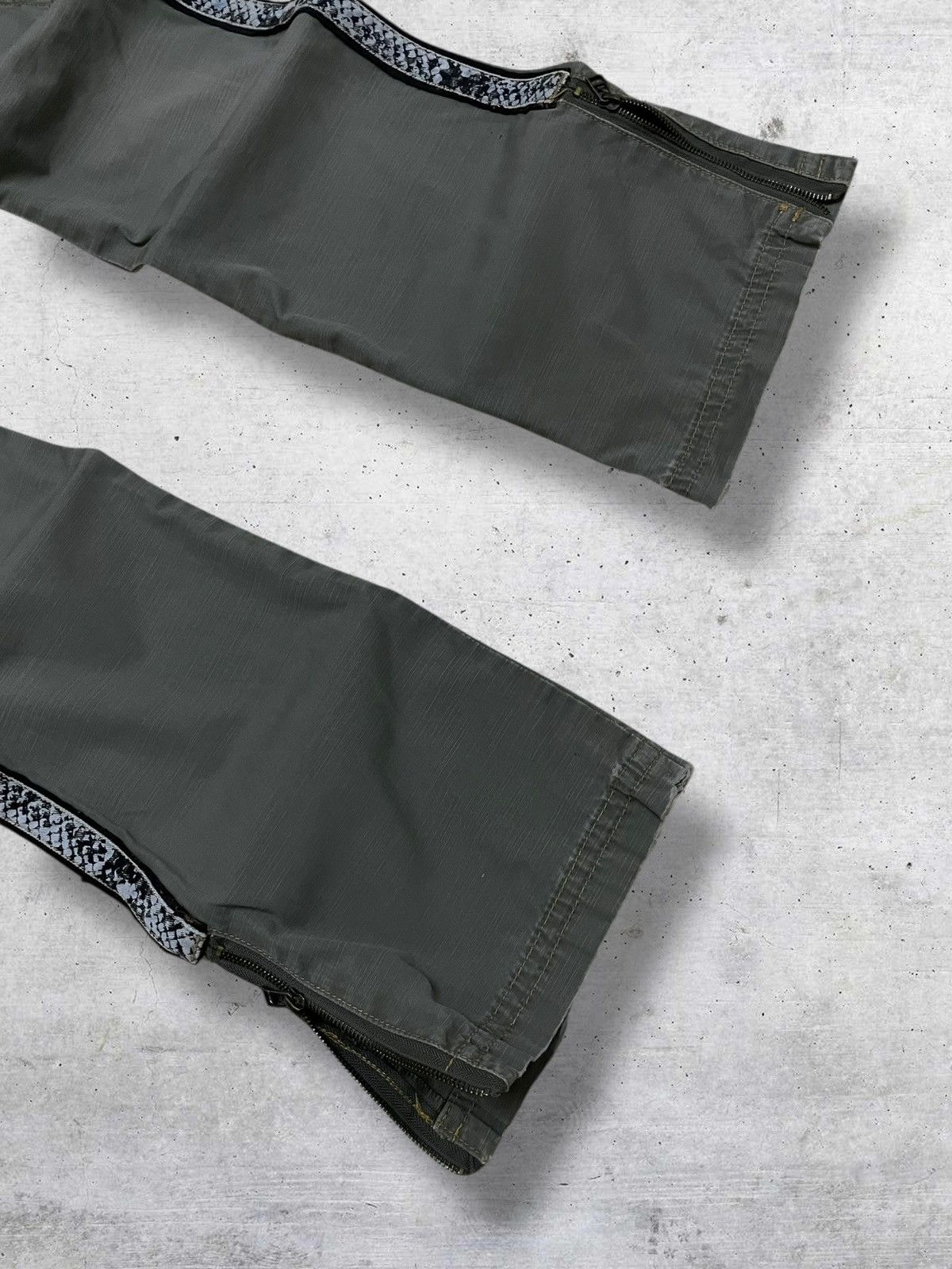 Japanese Brand ICON 1990S JAPAN DESIGNERI BUSHPANT SNAKE SIDETAPE LGB PANT Size US 30 / EU 46 - 8 Thumbnail